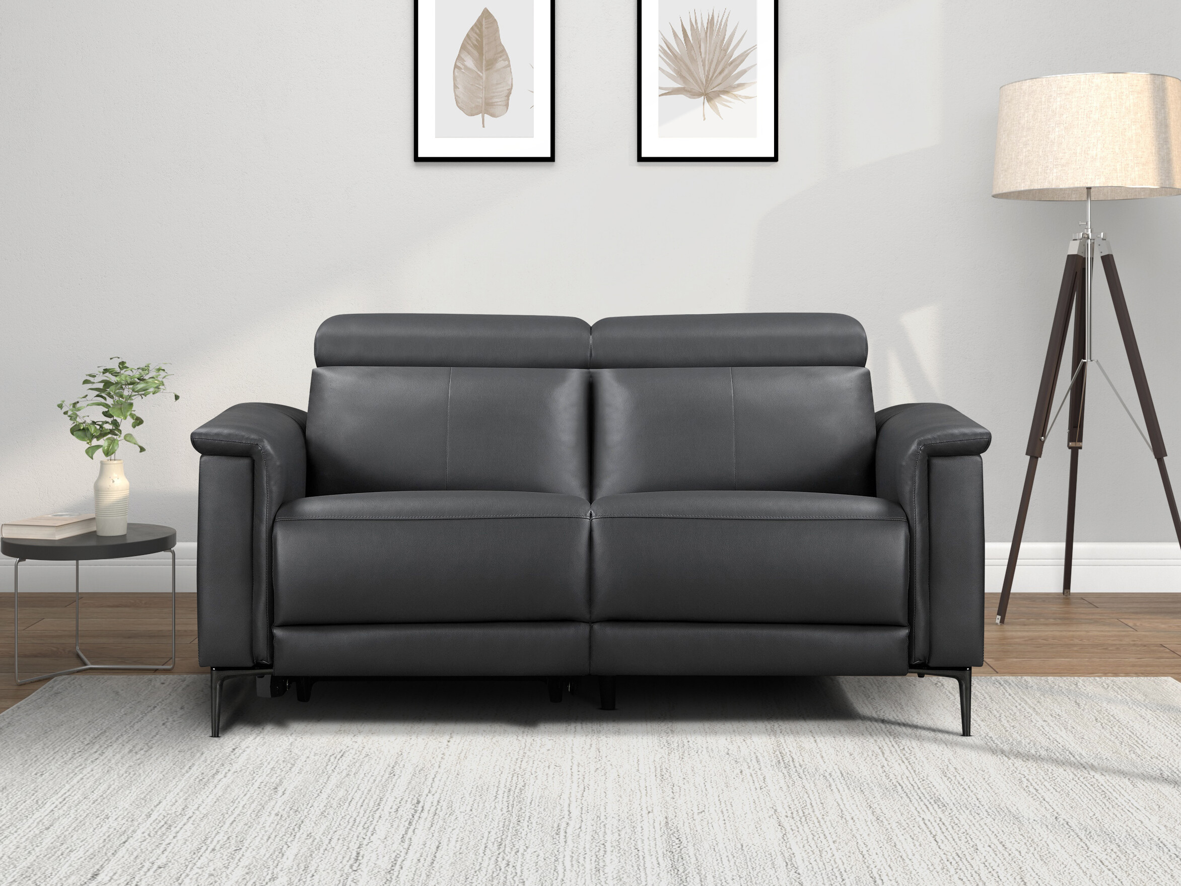 Sofa reglaineris Evamare 100 (Tamsi pilka)