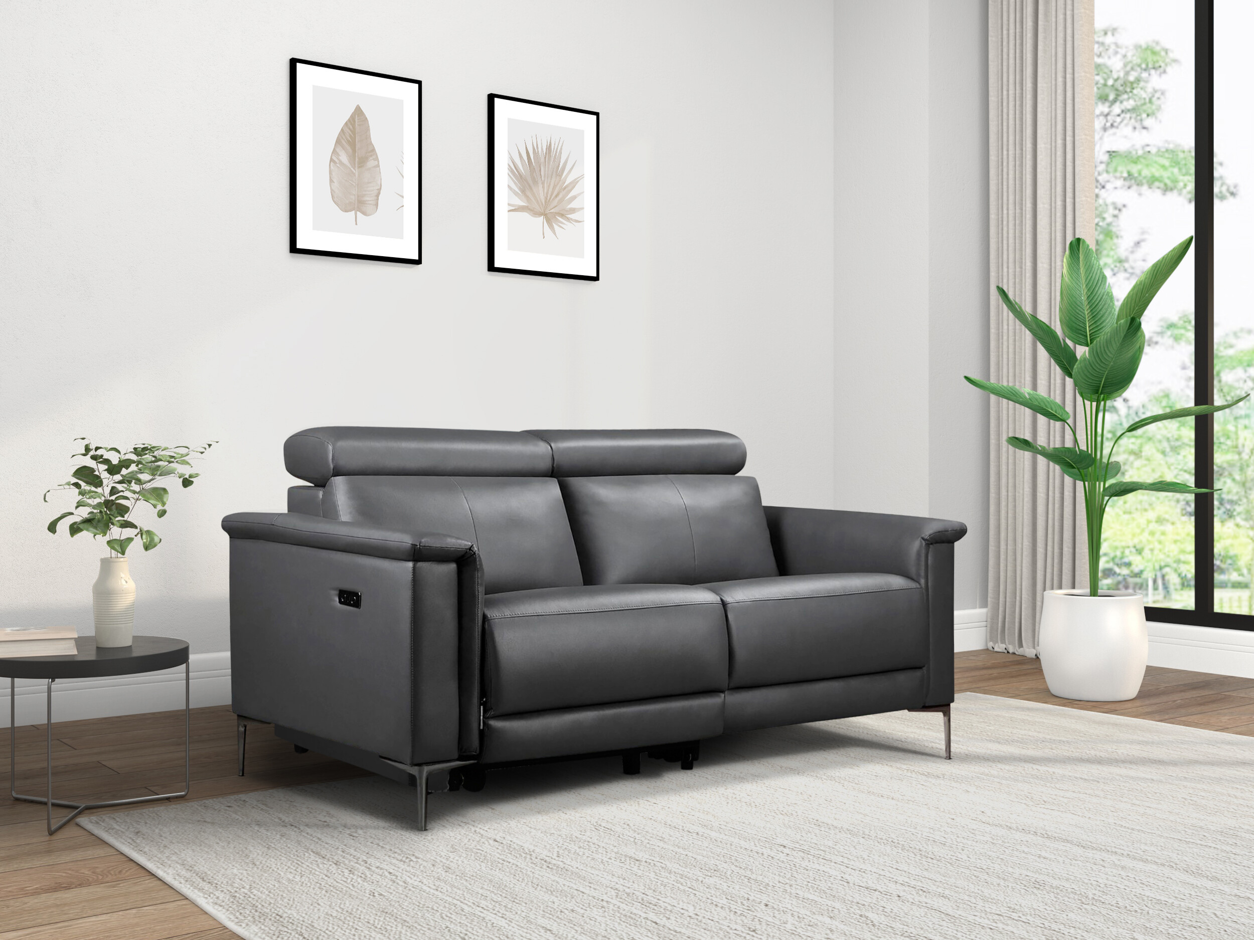 Sofa reglaineris Evamare 107 (Pilka)