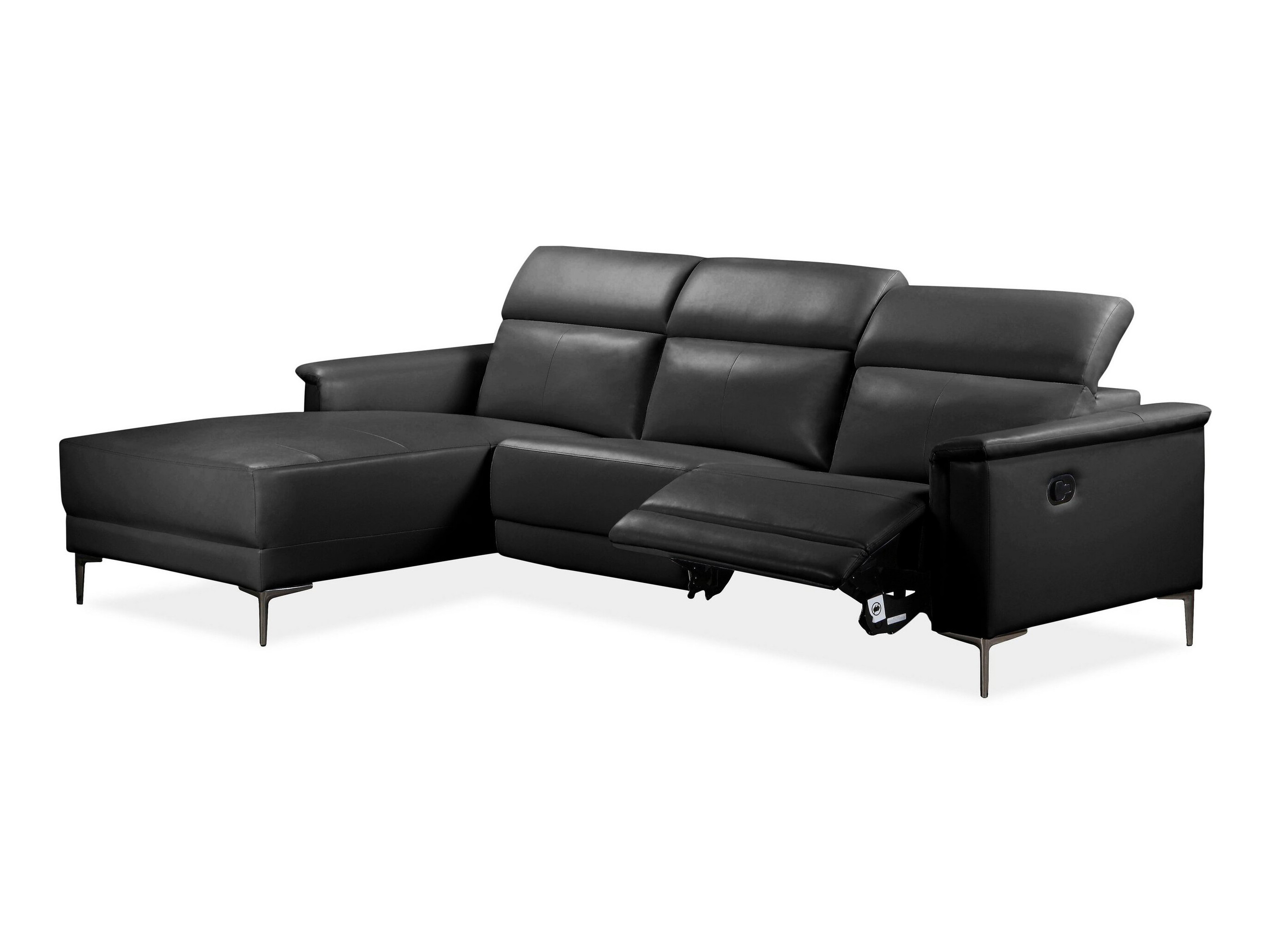Minkštas kampas reglaineris Denton 1500 (Juoda)