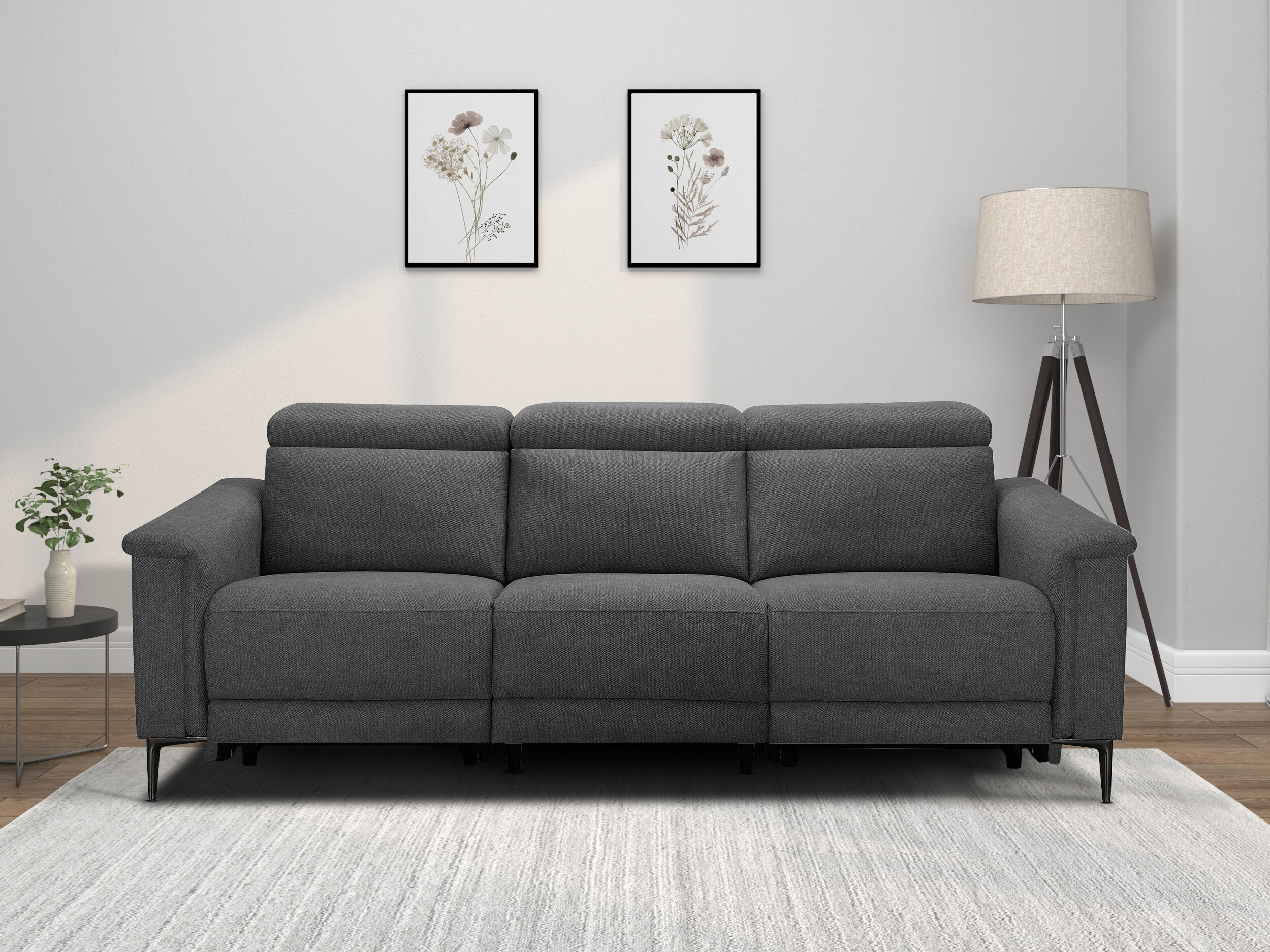 Sofa reglaineris Evamare 103 (Antracitas)