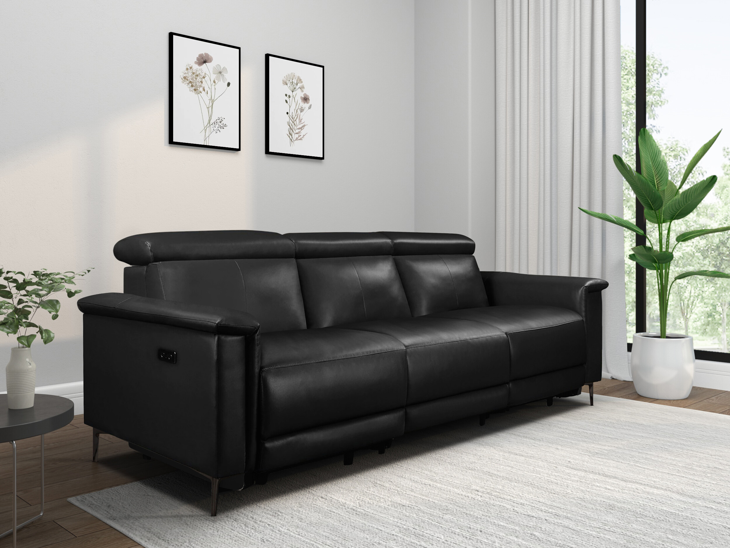 Sofa reglaineris Evamare 103 (Juoda)
