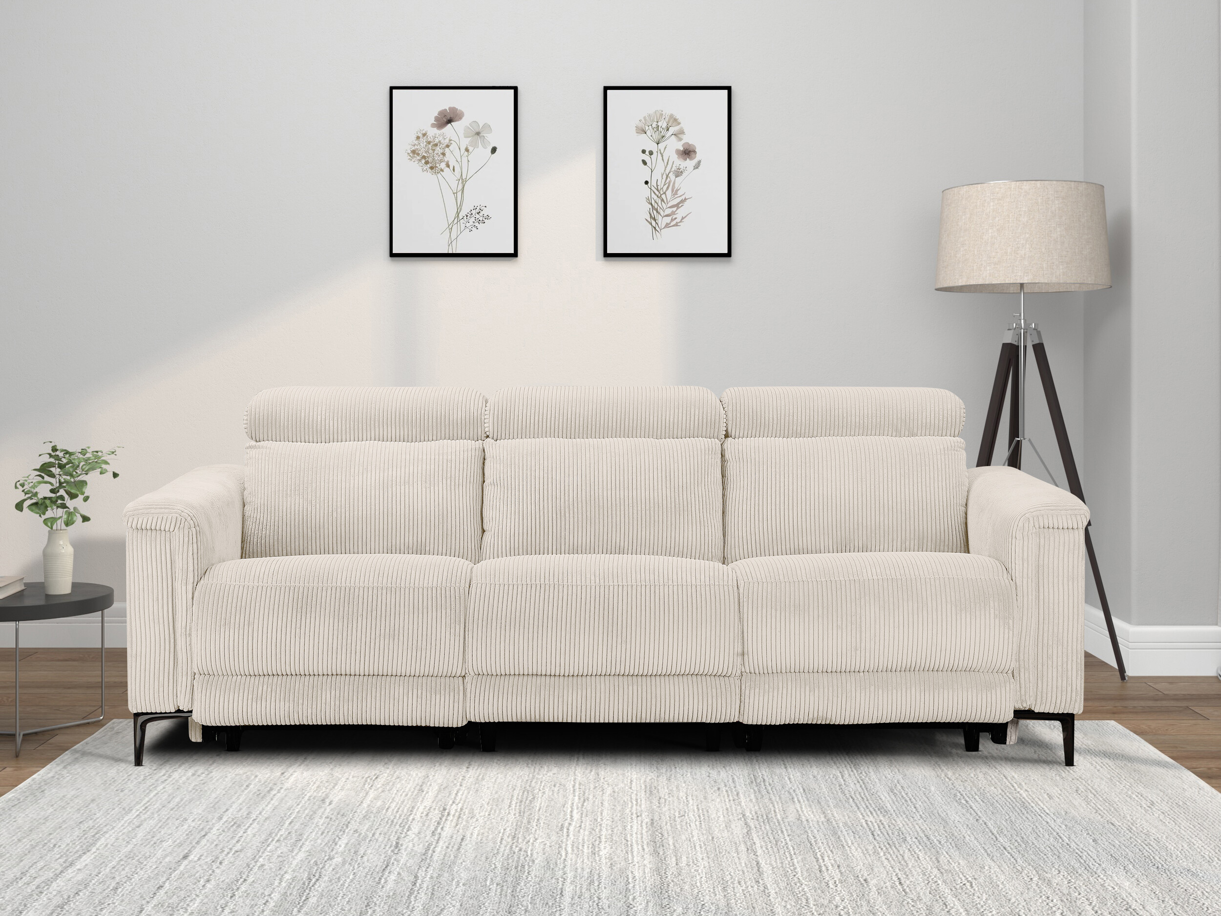 Sofa reglaineris Evamare 103 (Kreminė)