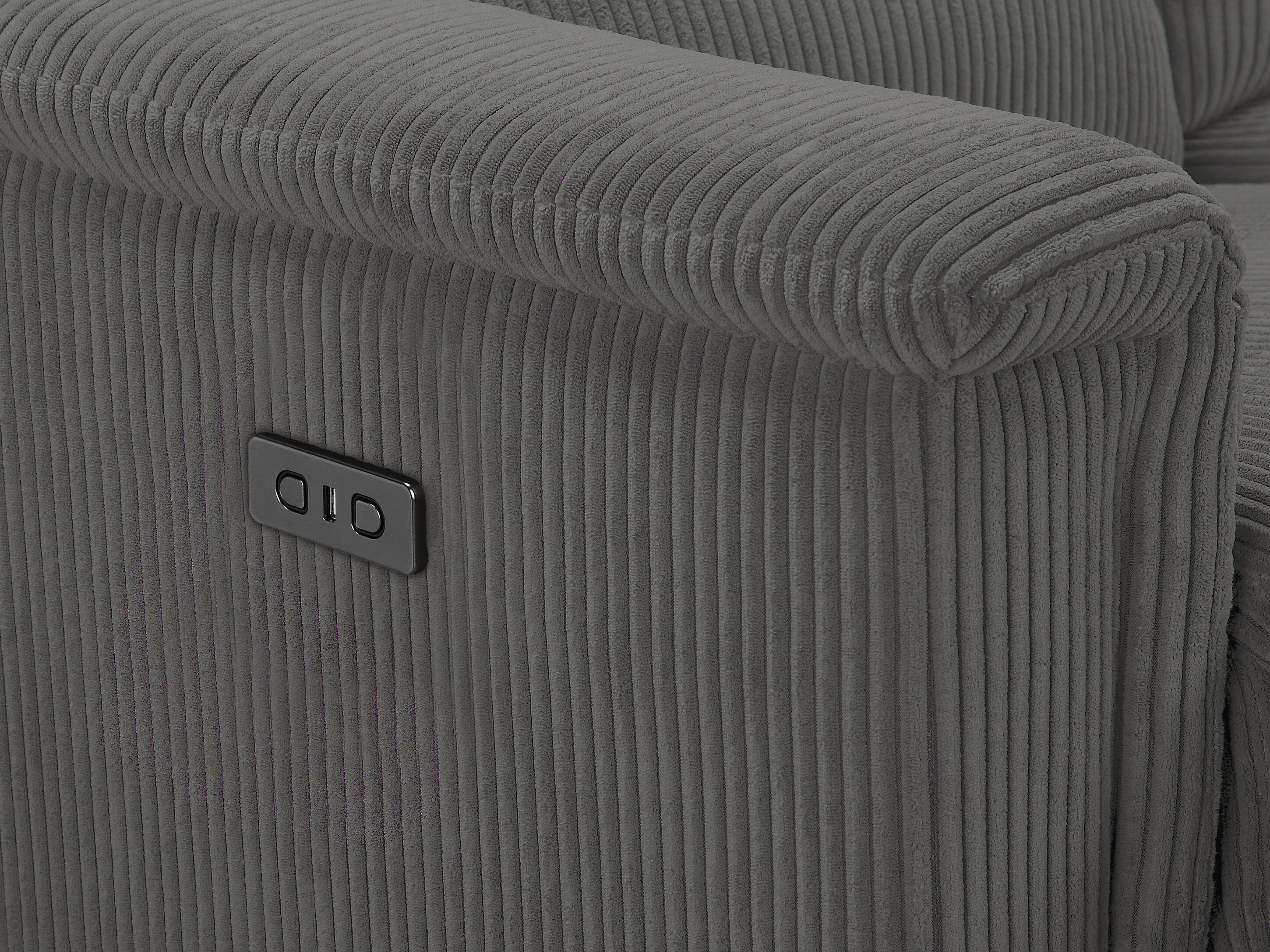 Sofa reglaineris Evamare 103 (Tamsi pilka)