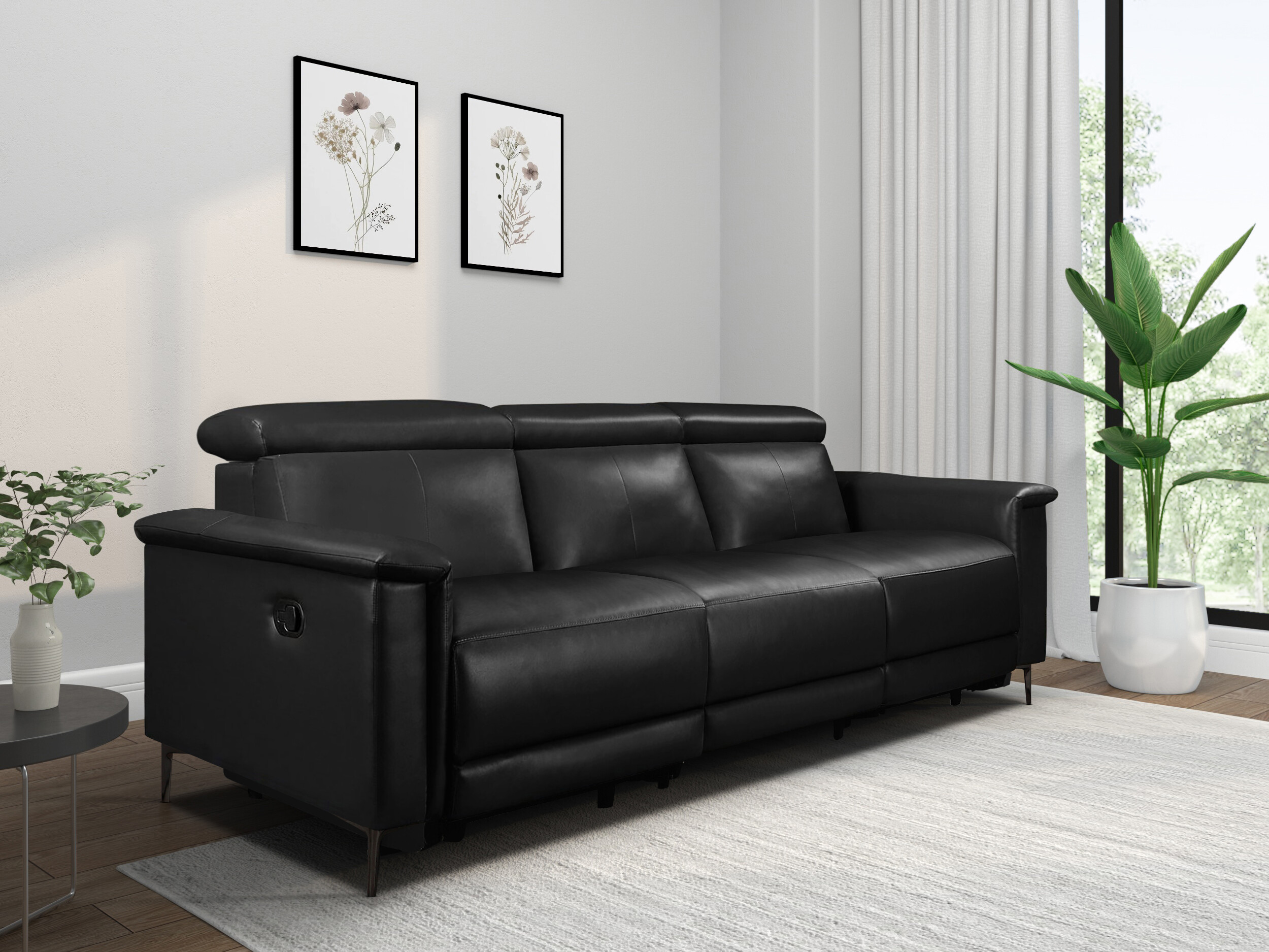 Sofa reglaineris Evamare 104 (Juoda)