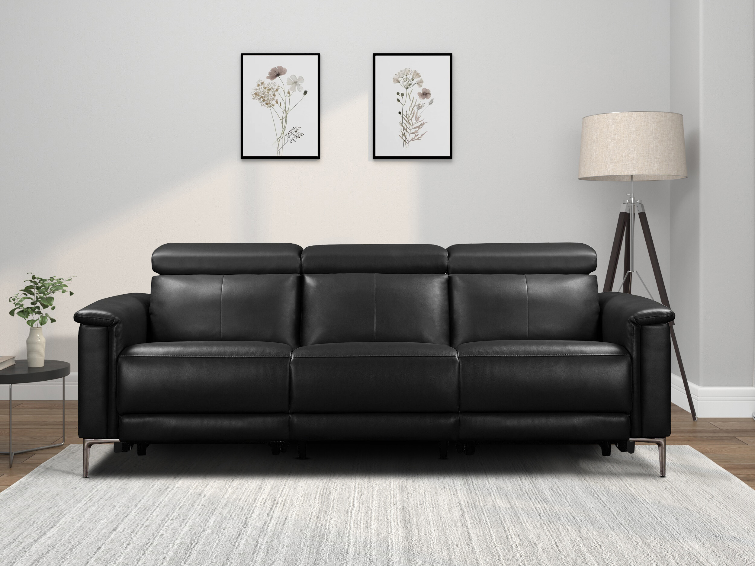 Sofa reglaineris Evamare 104 (Juoda)