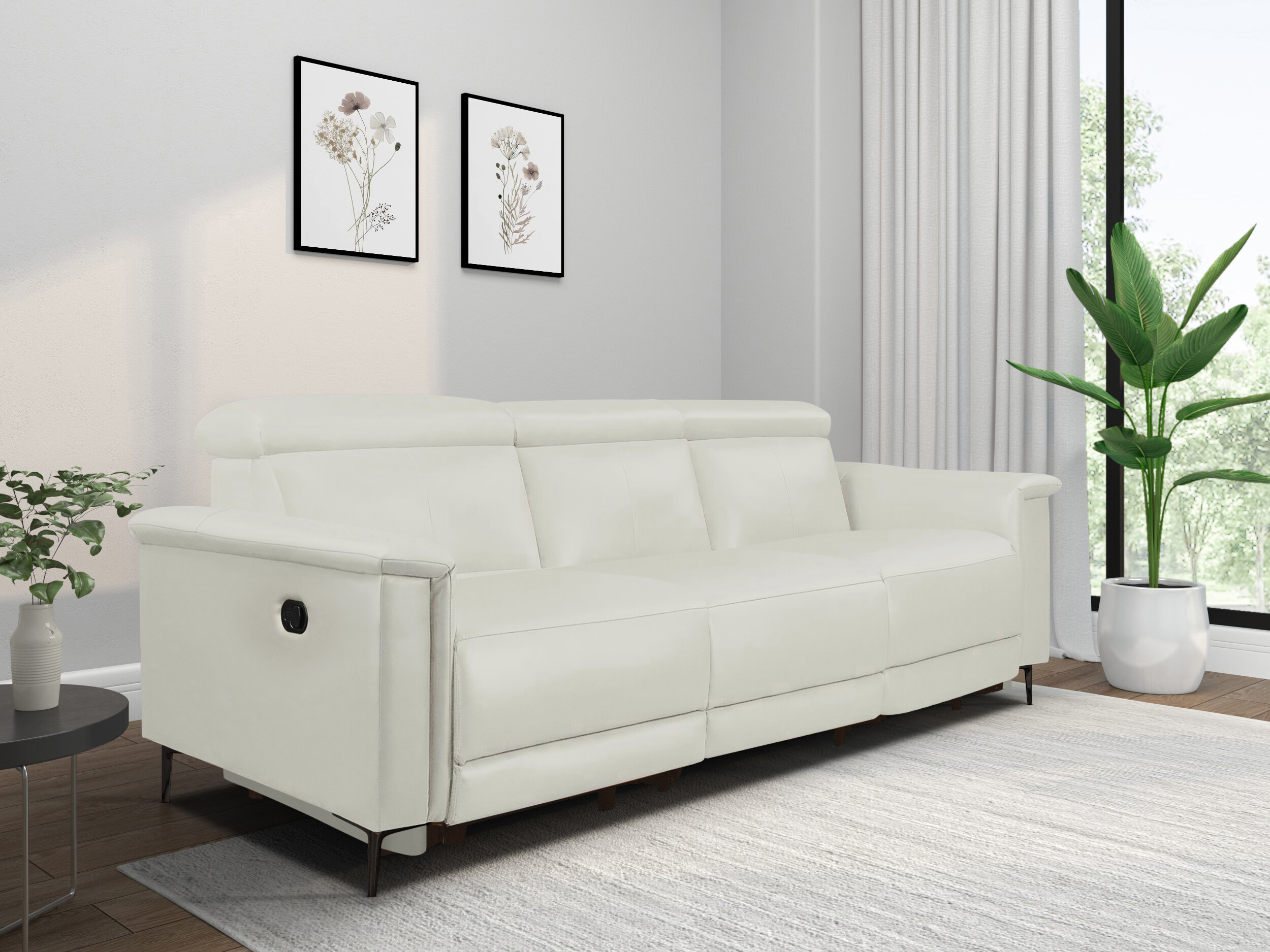 Sofa reglaineris Evamare 104 (Kreminė)