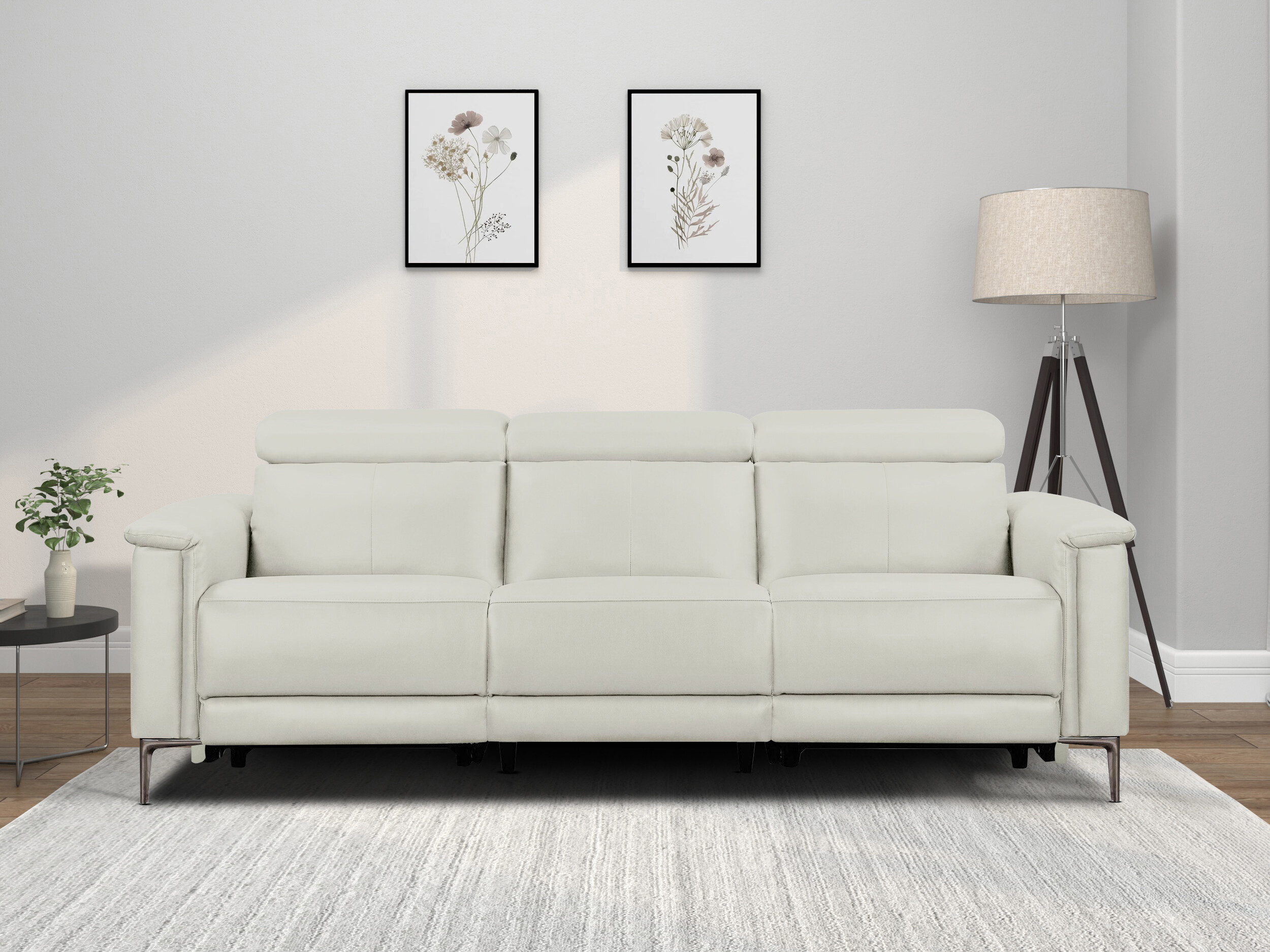 Sofa reglaineris Evamare 104 (Kreminė)