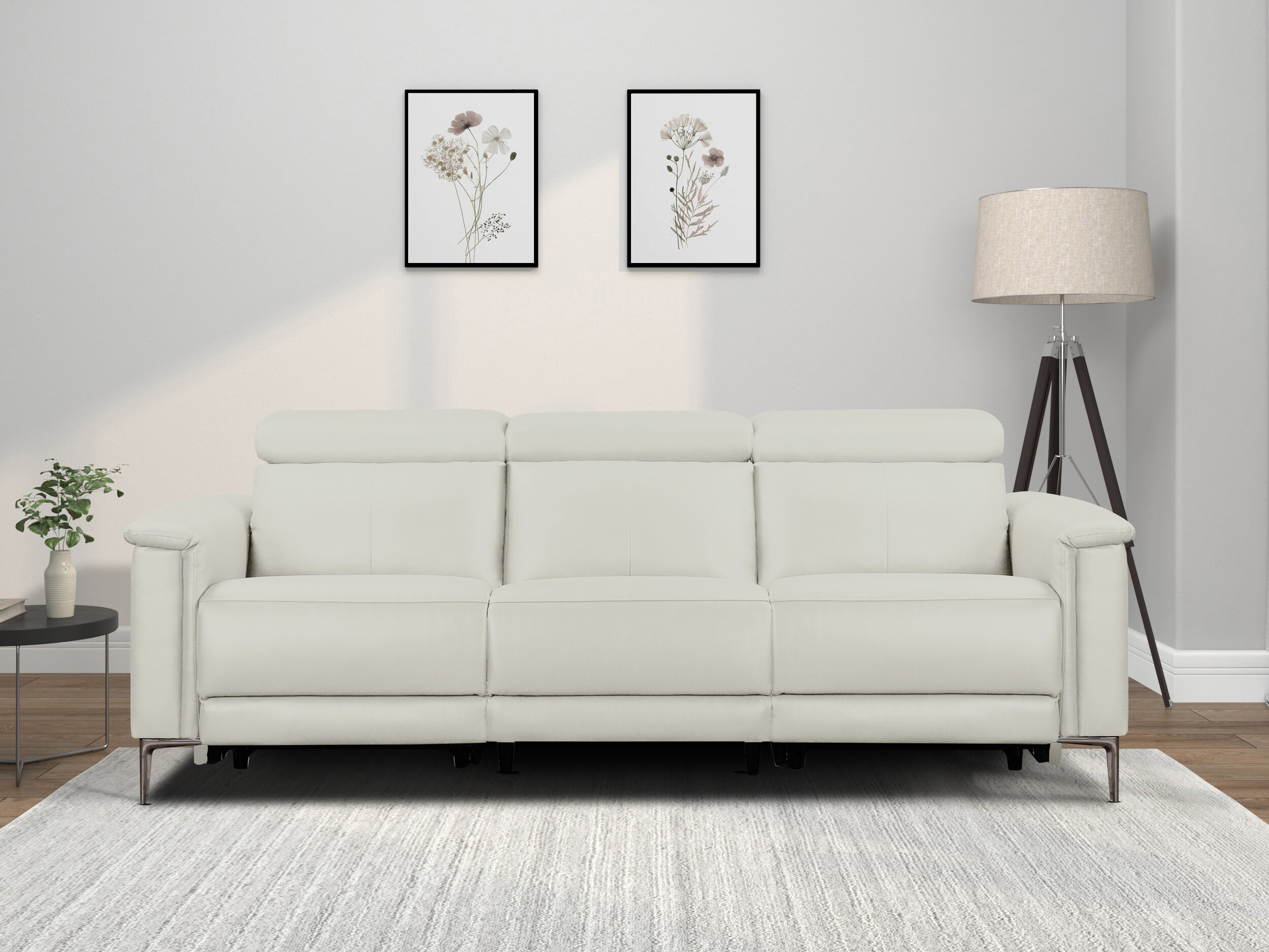 Sofa reglaineris Evamare 104 (Kreminė)
