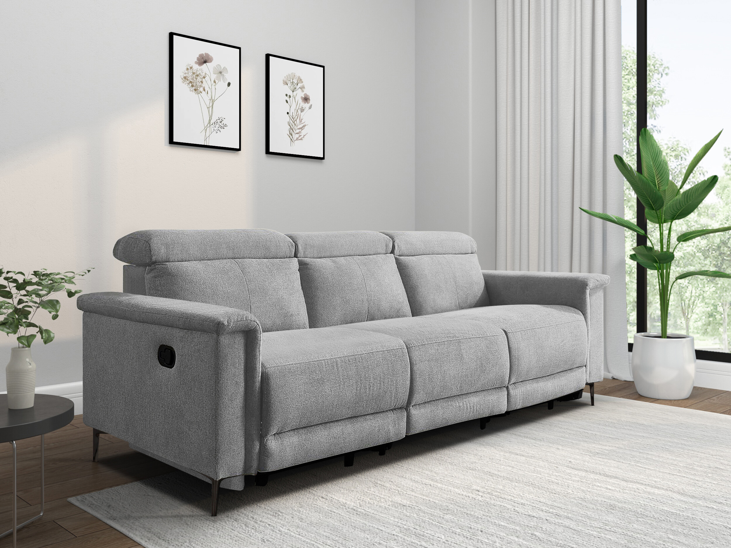Sofa reglaineris Evamare 104 (Pilka)