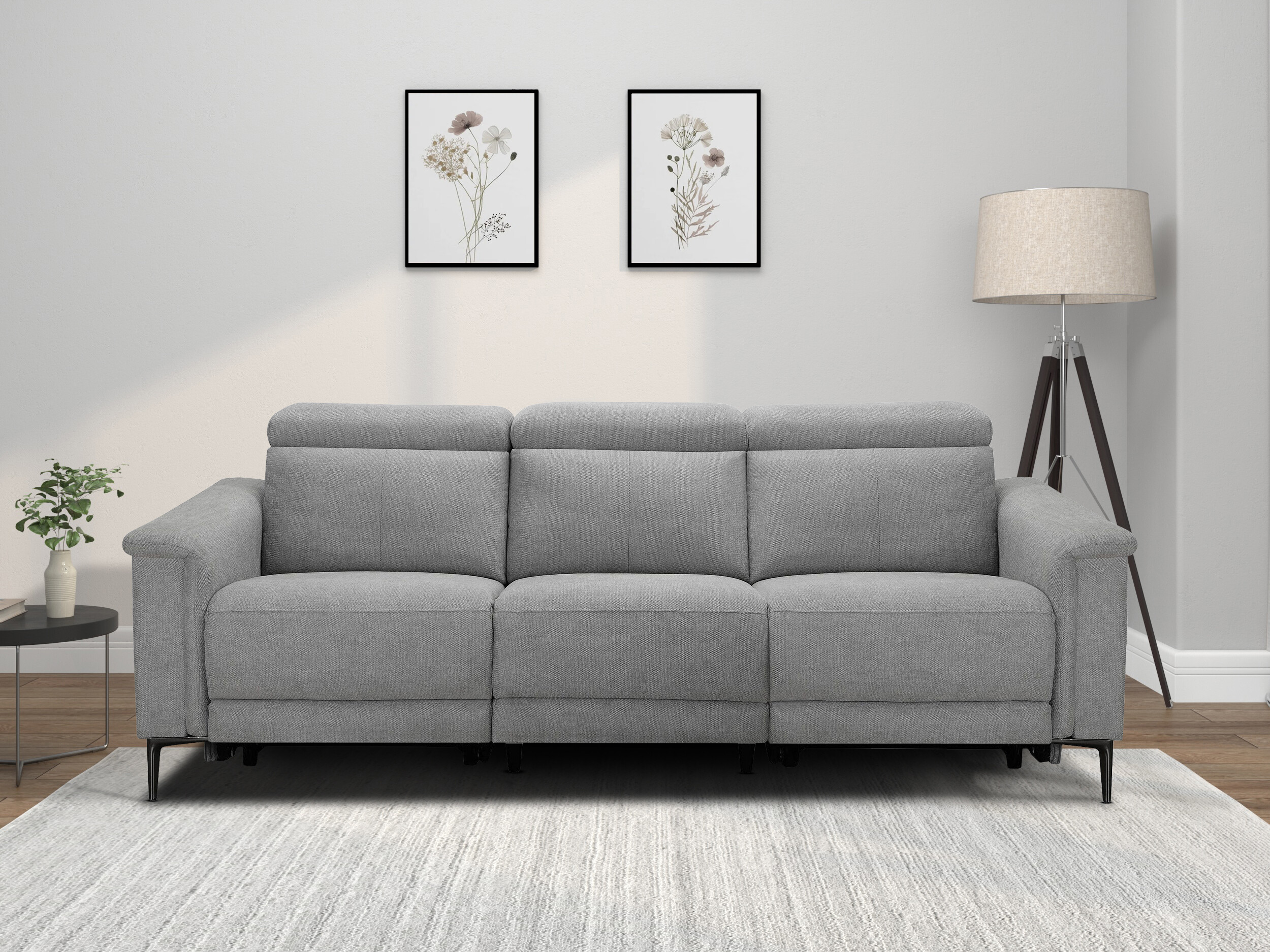 Sofa reglaineris Evamare 104 (Pilka)