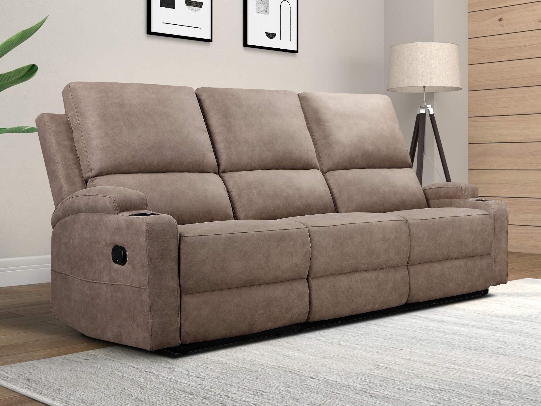 Sofa reglaineris Denton 1566 (Taupe)
