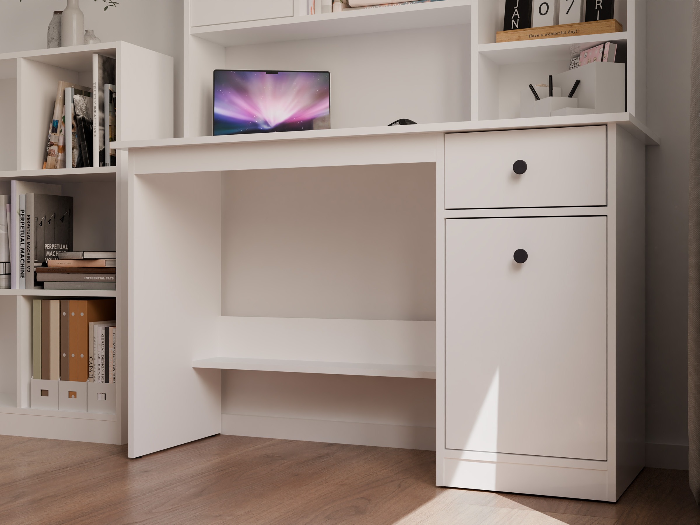 Darbo stalas Mandeville 376 (Balta)