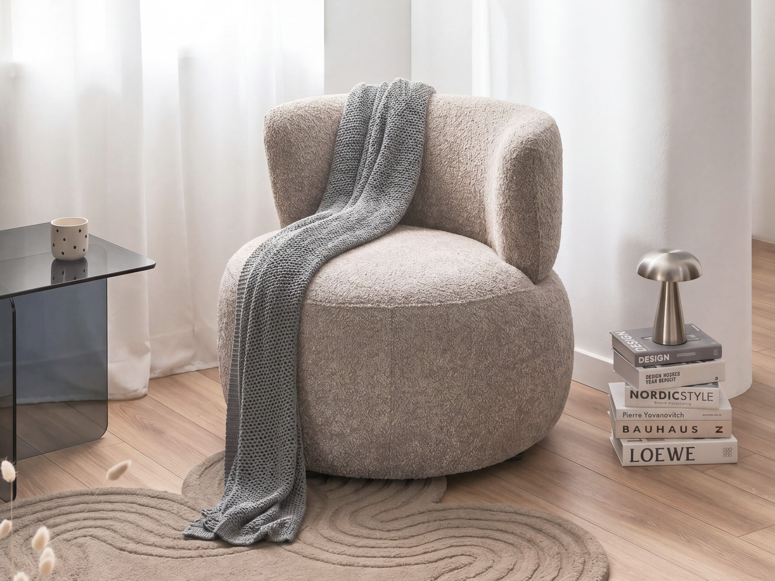 Fotelis Berwyn 3352 (Taupe)