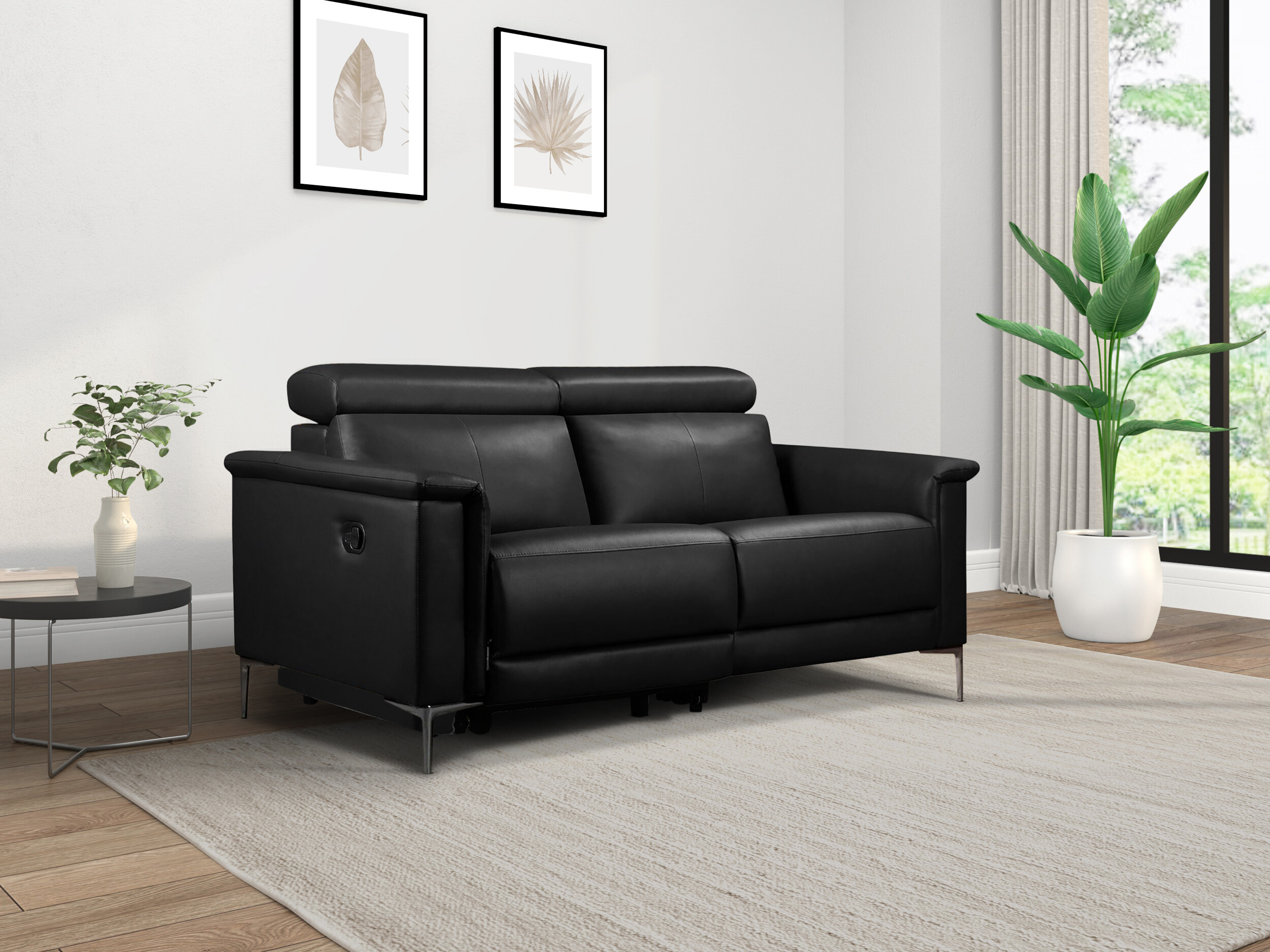 Sofa reglaineris Evamare 100 (Juoda)