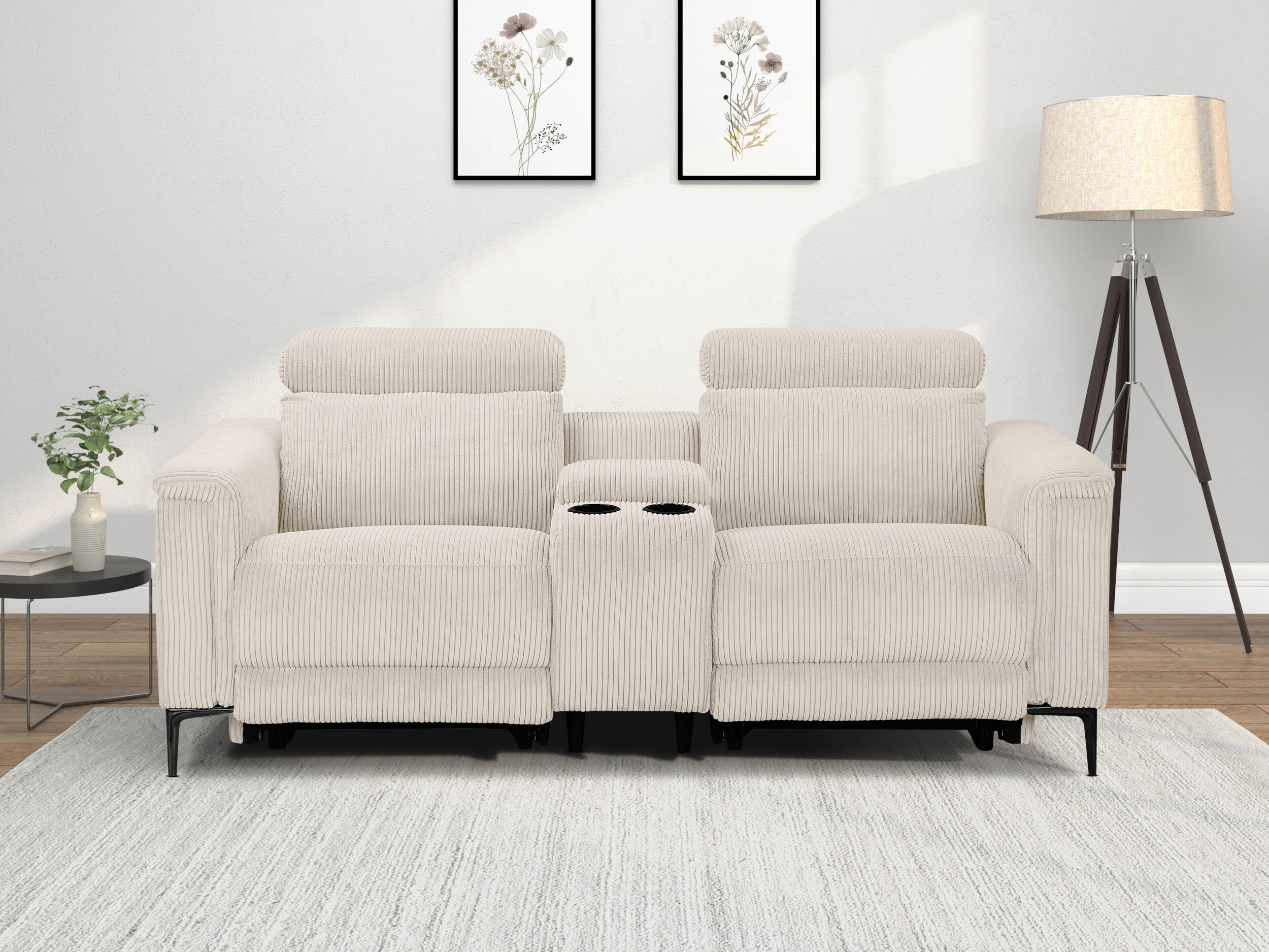 Sofa reglaineris Evamare 101 (Kreminė)