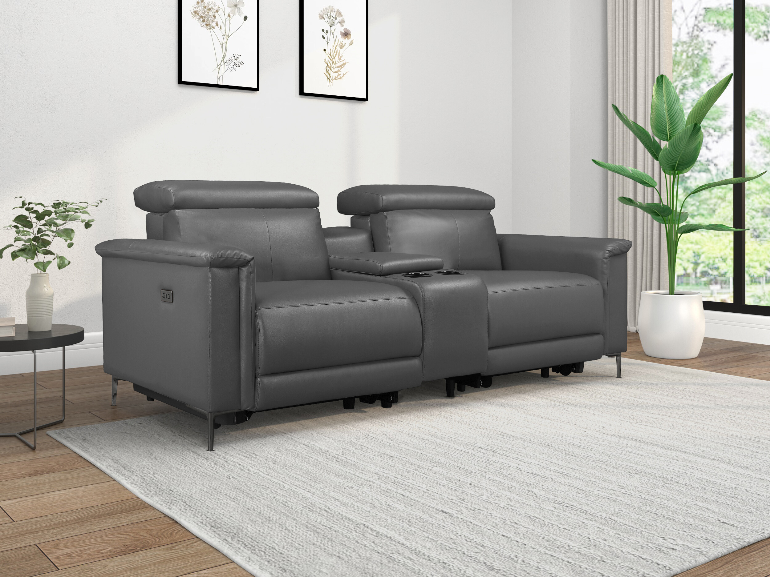 Sofa reglaineris Evamare 108 (Pilka)