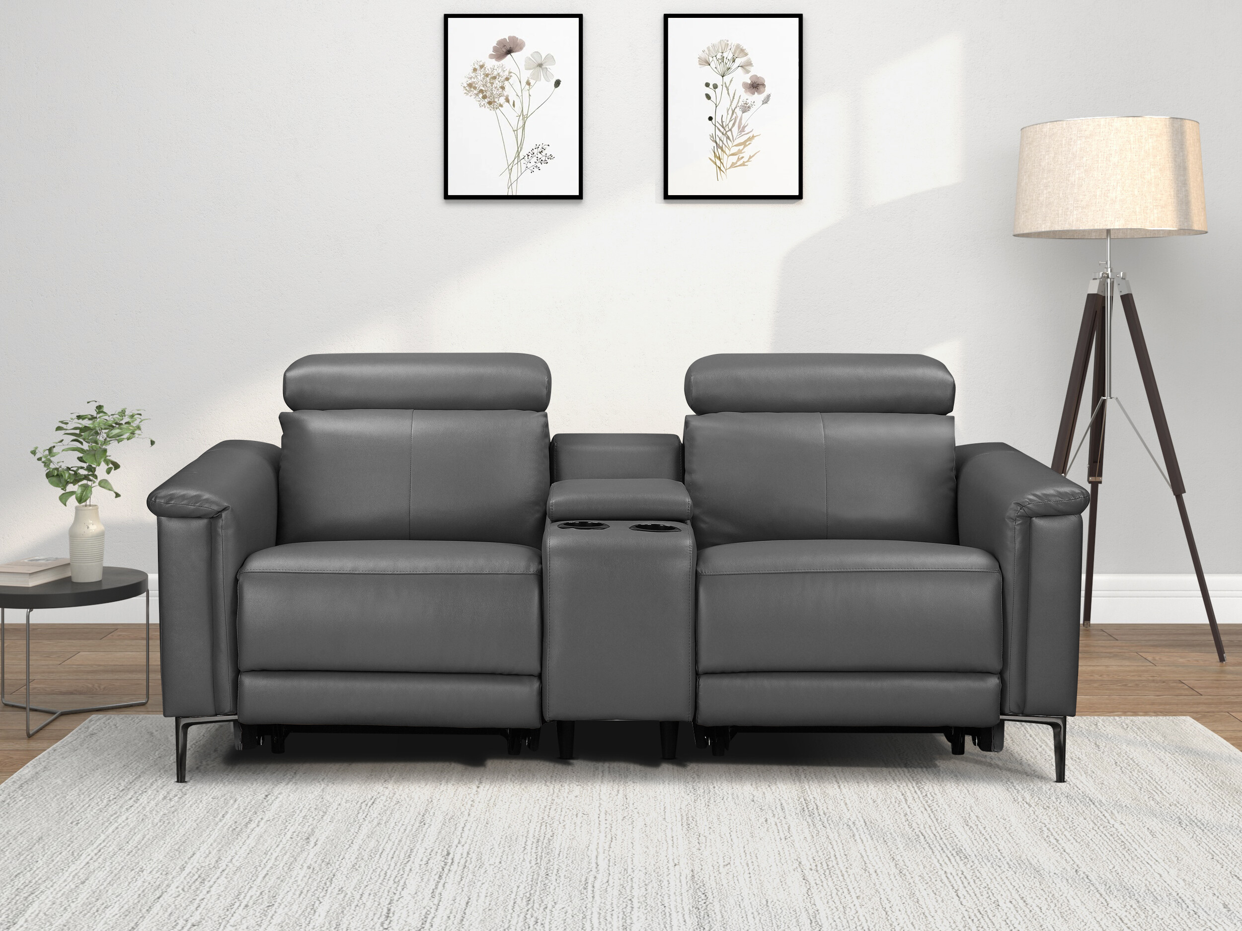 Sofa reglaineris Evamare 108 (Pilka)