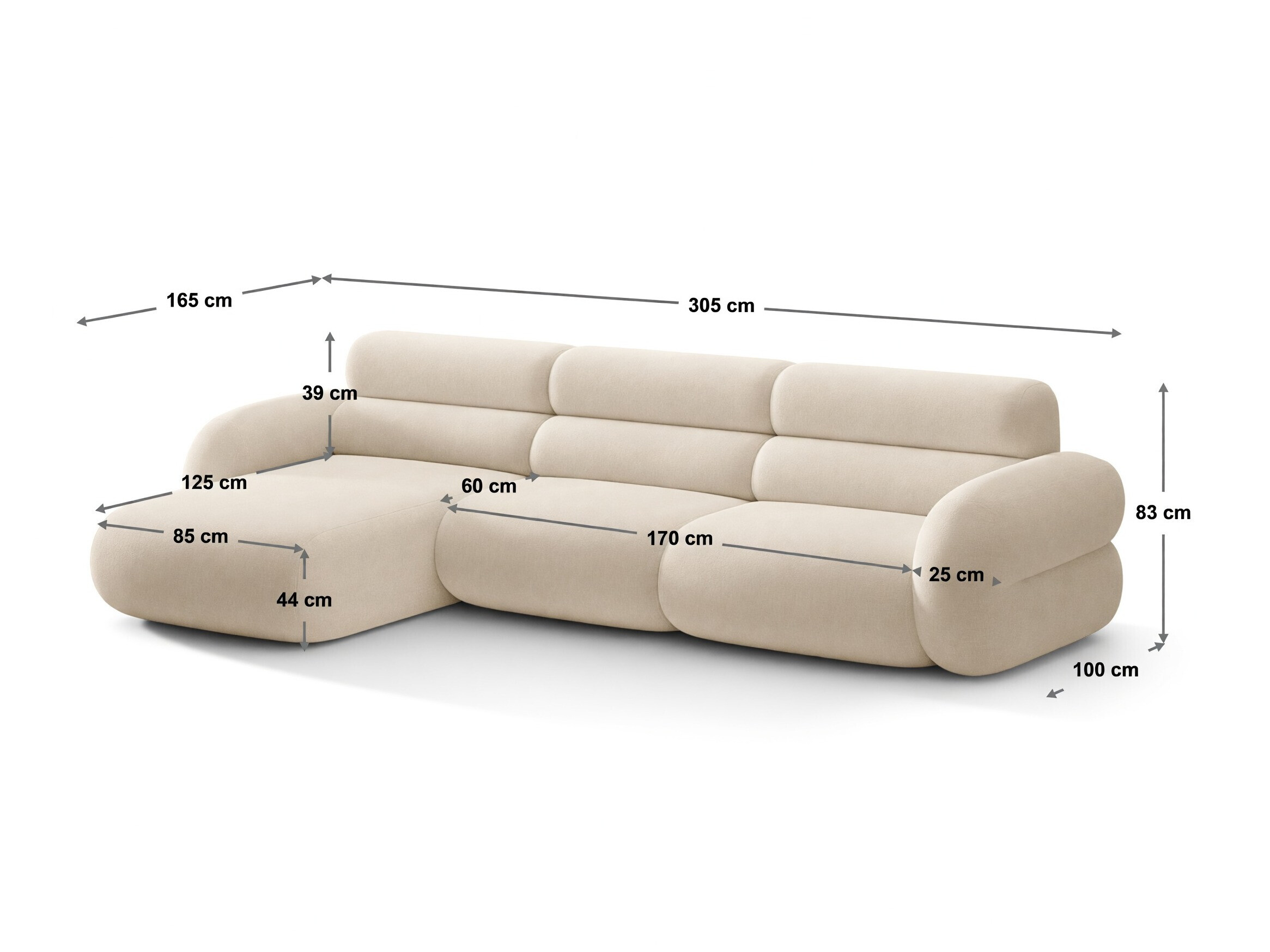 Modulinis minkštas kampas Cirbeno 101 (Golden 46)