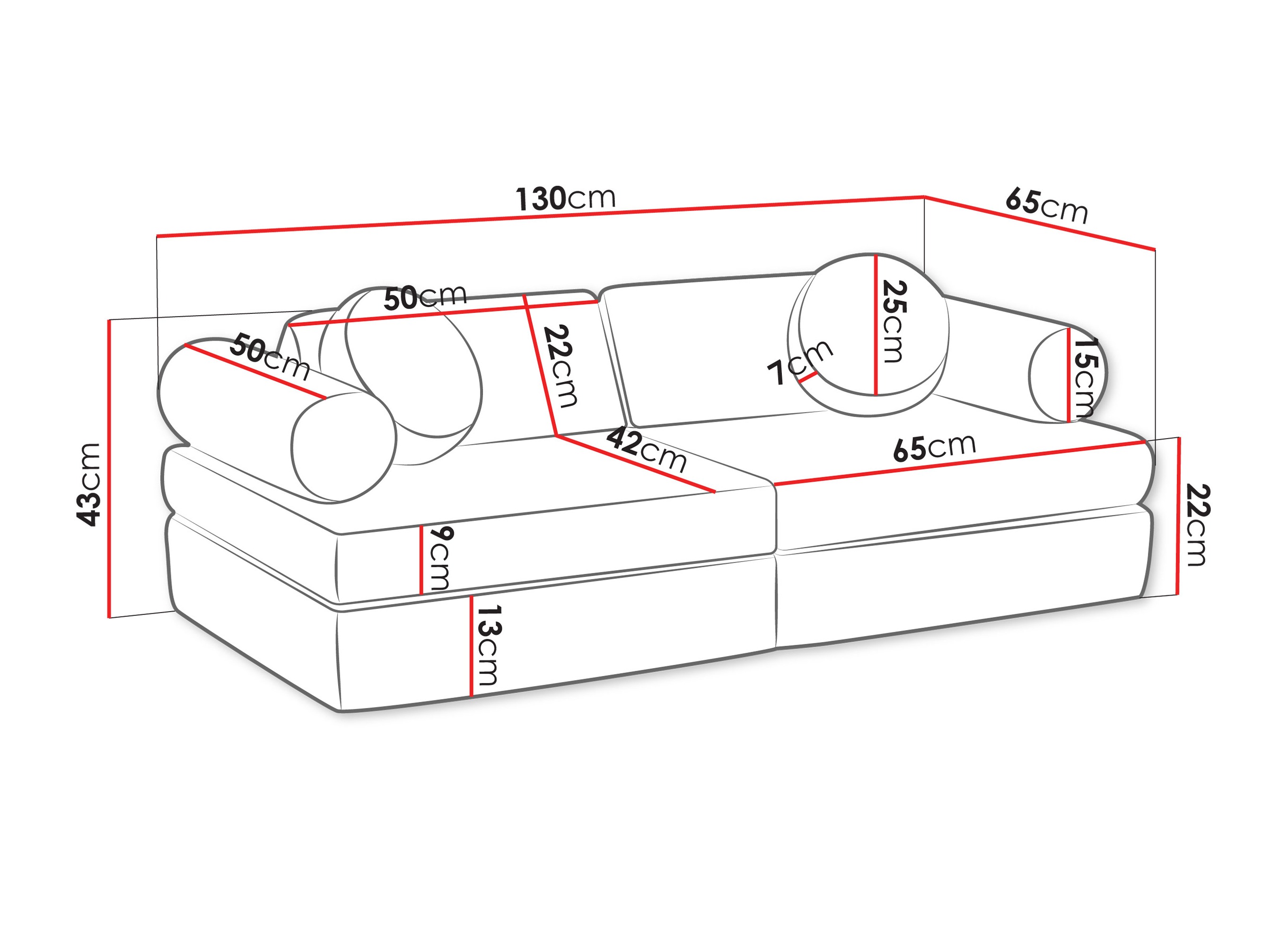 Sofa Edinburg 108 (Lambi 12)