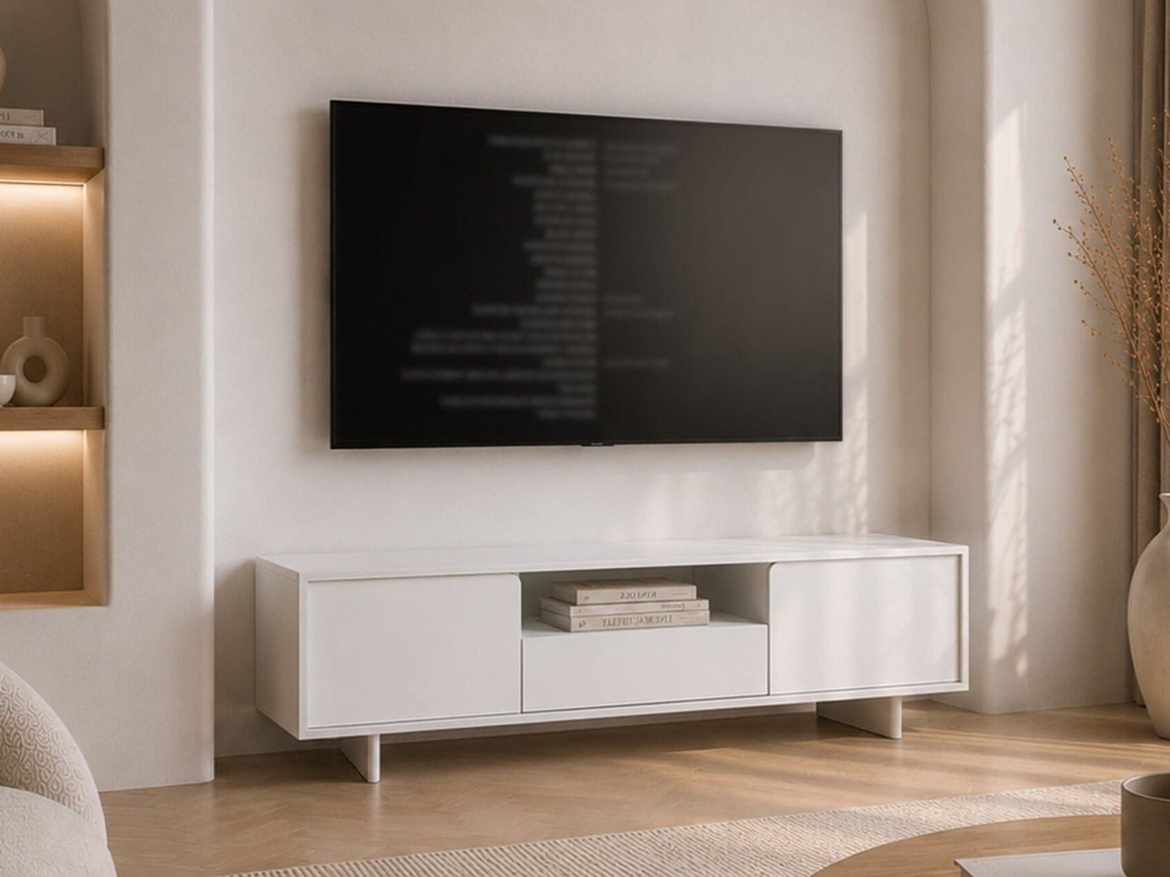 TV staliukas Burleson 798 (Balta)