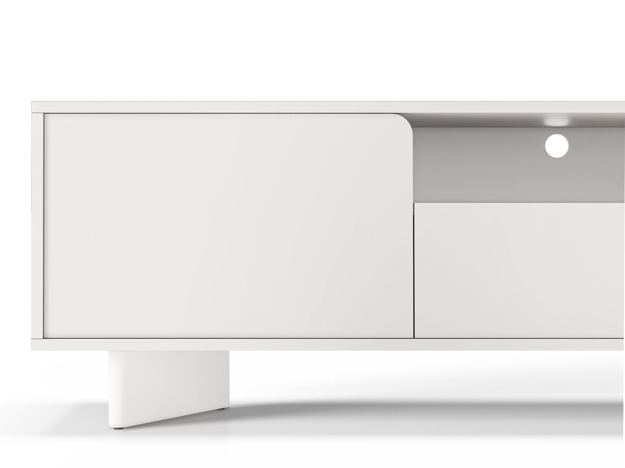 TV staliukas Burleson 798 (Balta)
