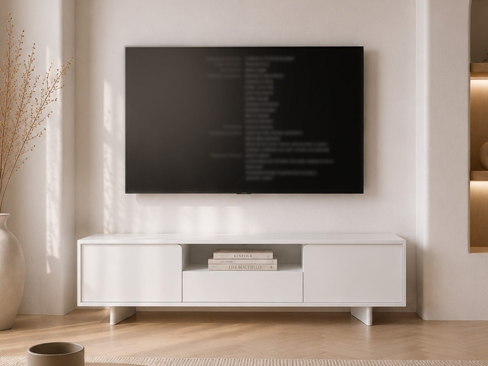 TV staliukas Burleson 798 (Balta)