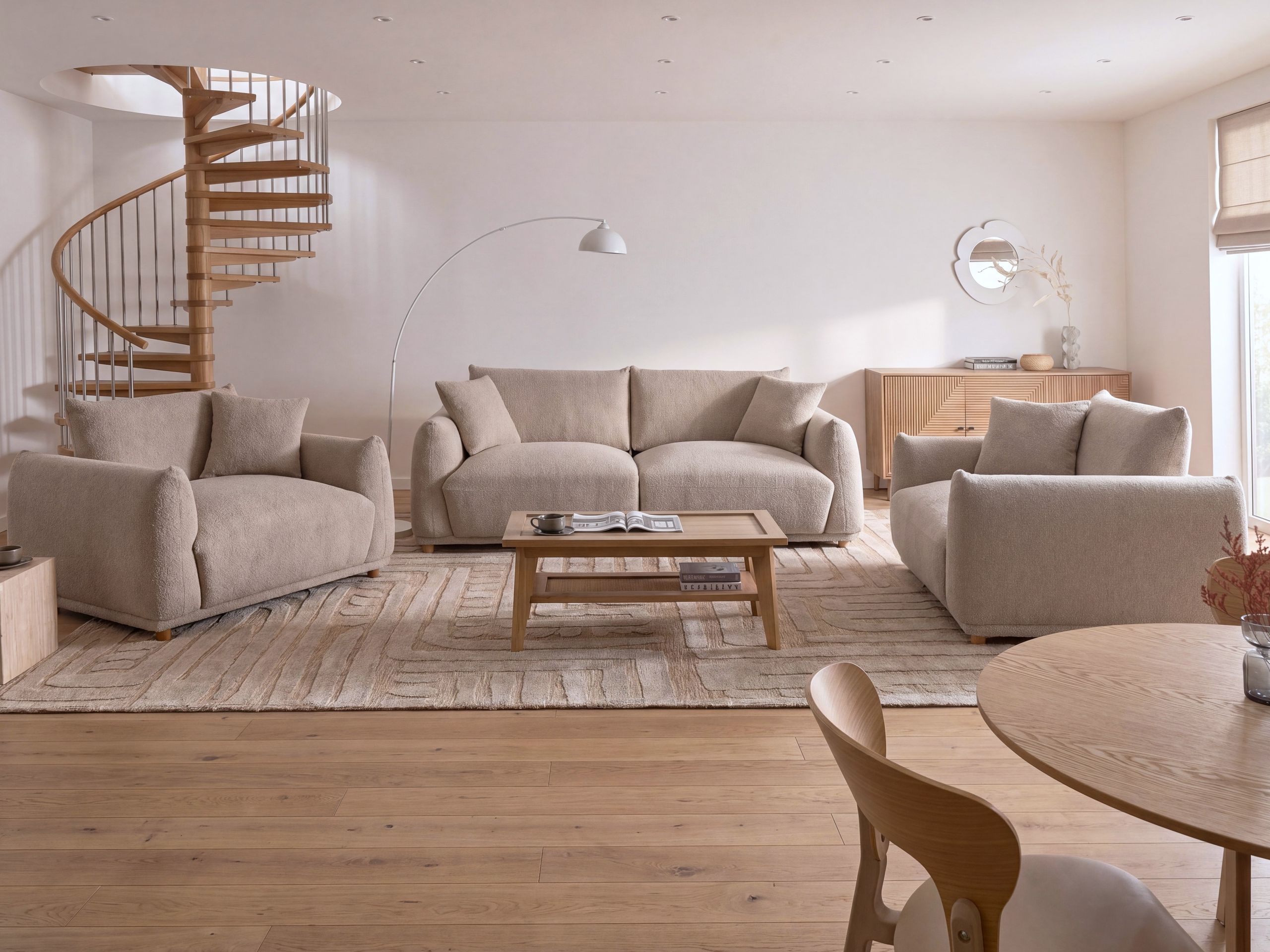 Sofa Berwyn 3376 (Smėlinė)
