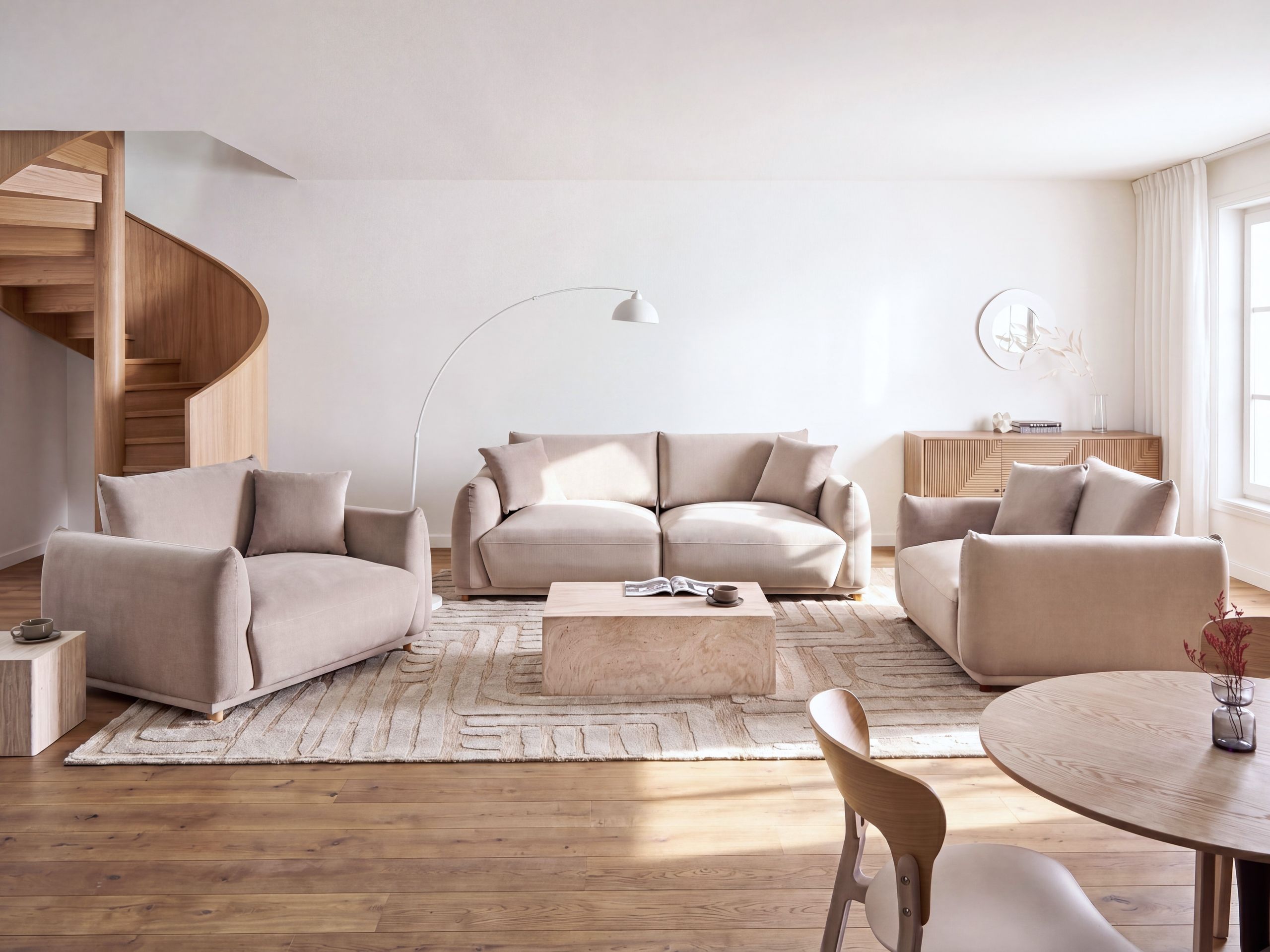 Sofa Berwyn 3377 (Taupe)