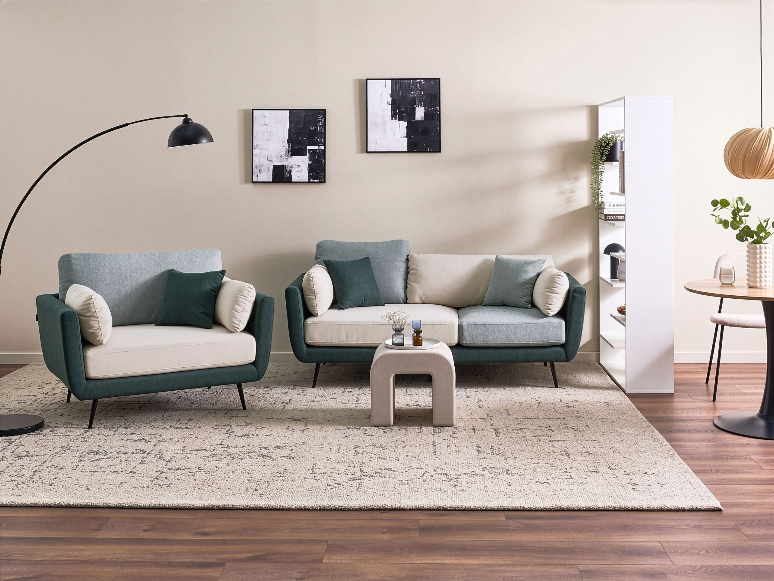 Fotelis Berwyn 3381 (Žalia)