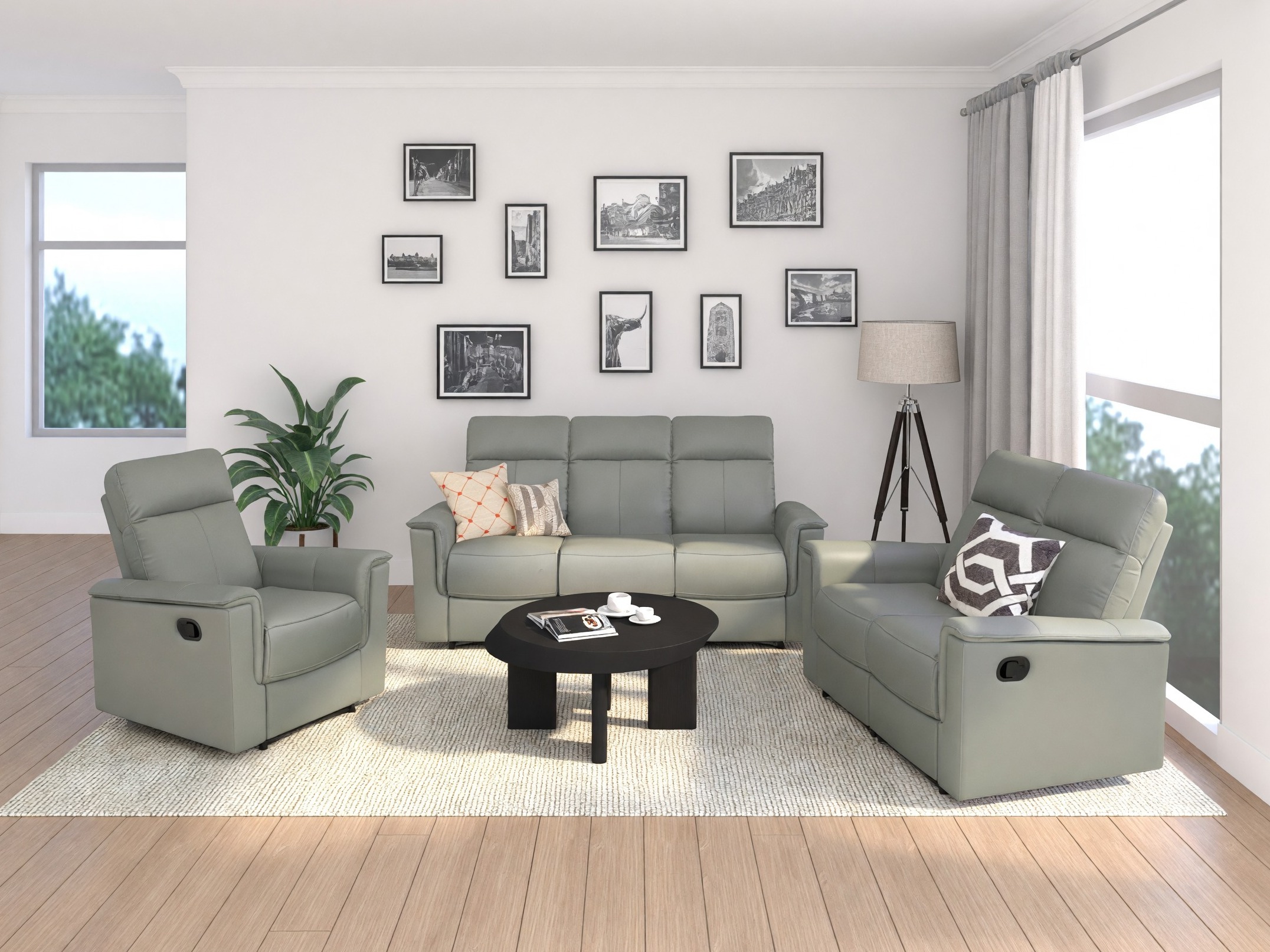 Sofa reglaineris Fivmelu 102 (Šviesi pilka)