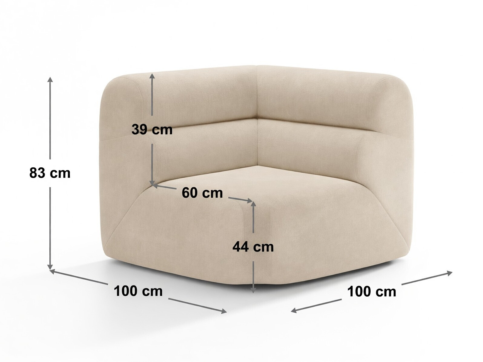 Modulinė sėdimoji dalis Cirbeno 108 (Golden 31)