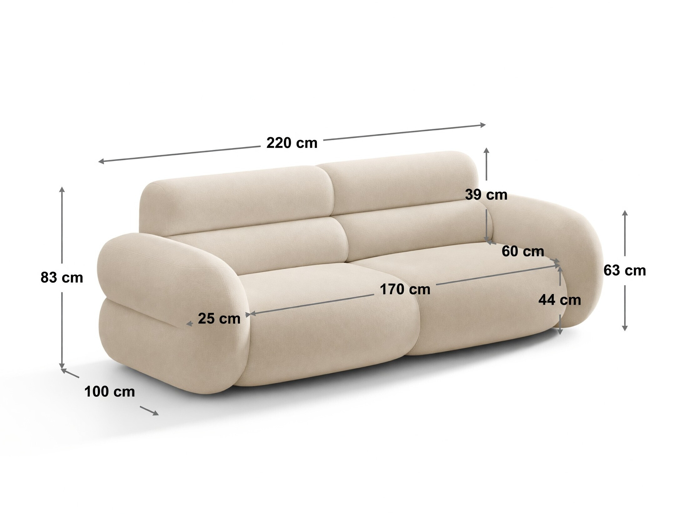 Modulinė sofa Cirbeno 109 (Golden 68)