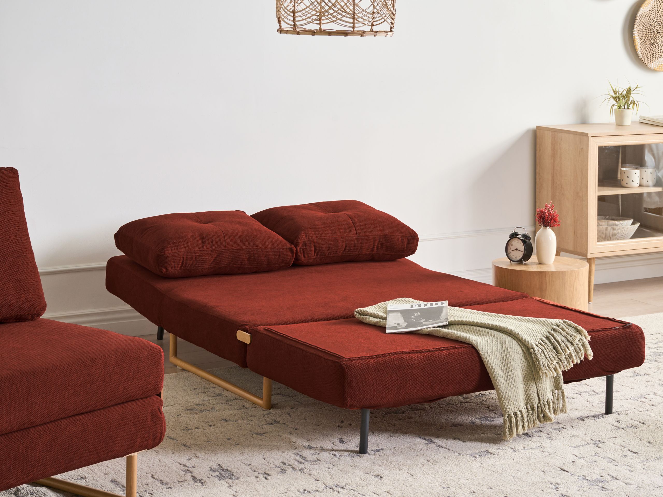 Sofa lova Berwyn 3389 (Raudona)