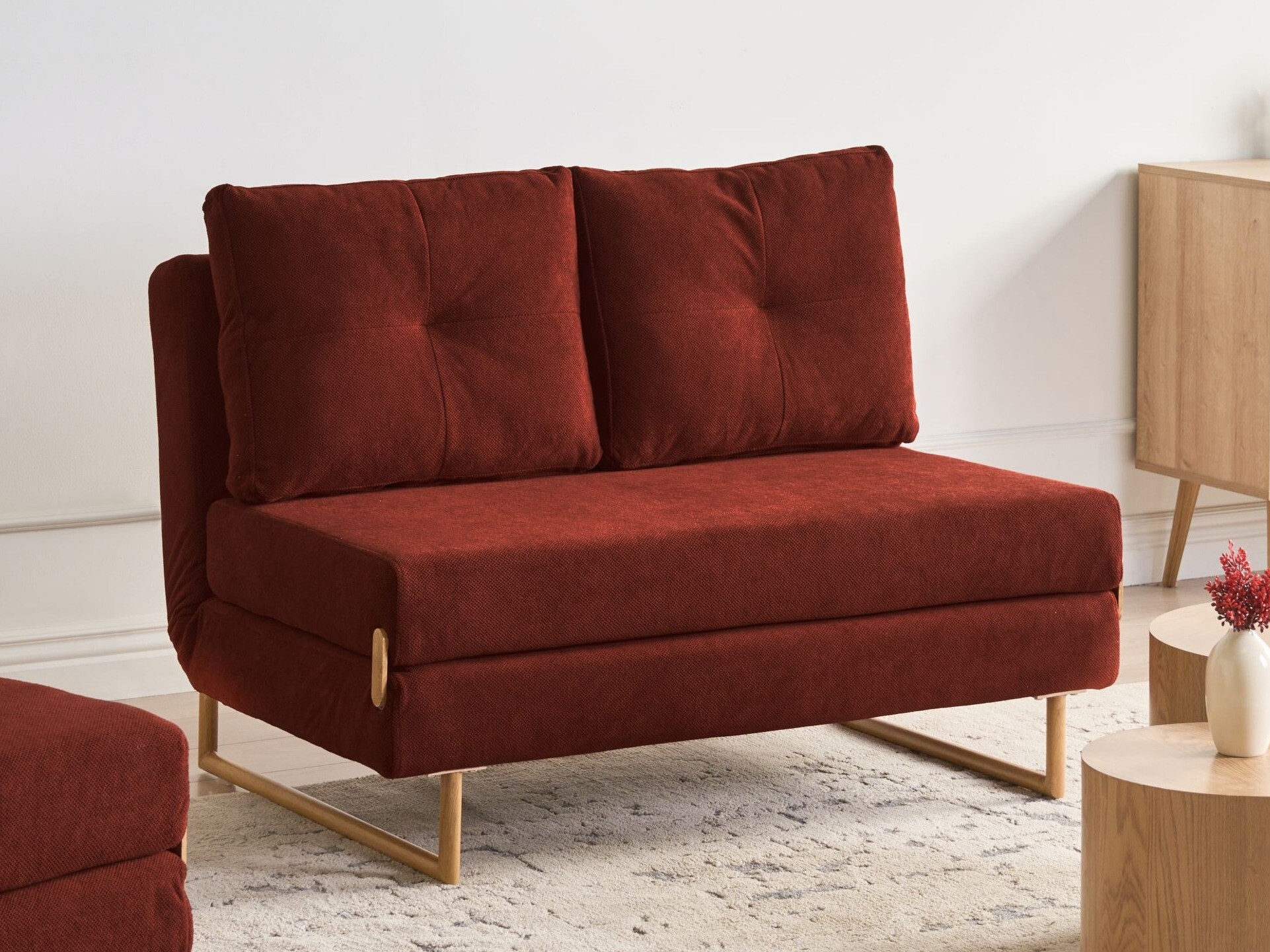 Sofa lova Berwyn 3389 (Raudona)