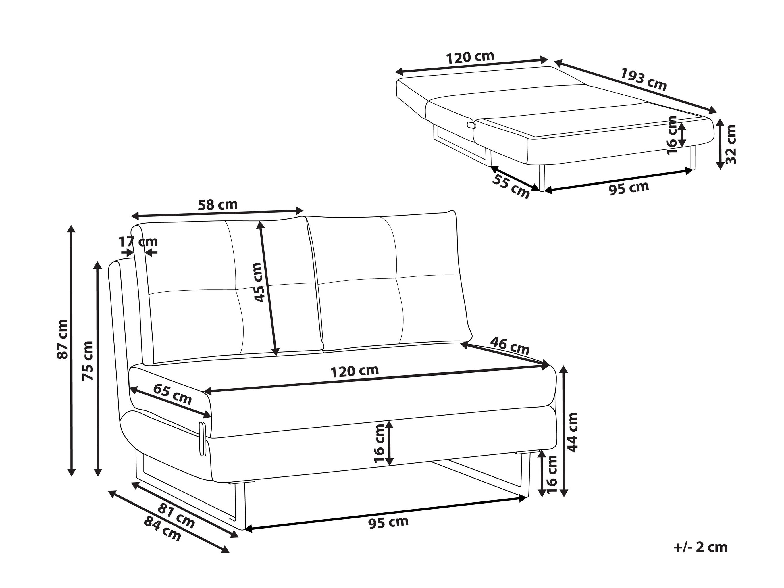 Sofa lova Berwyn 3390