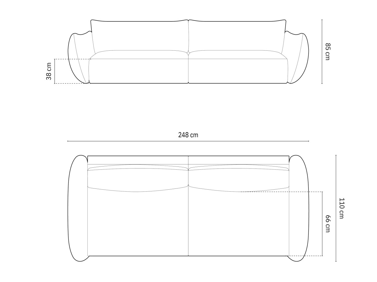 Sofa Soevara 100 (Salvador 18)