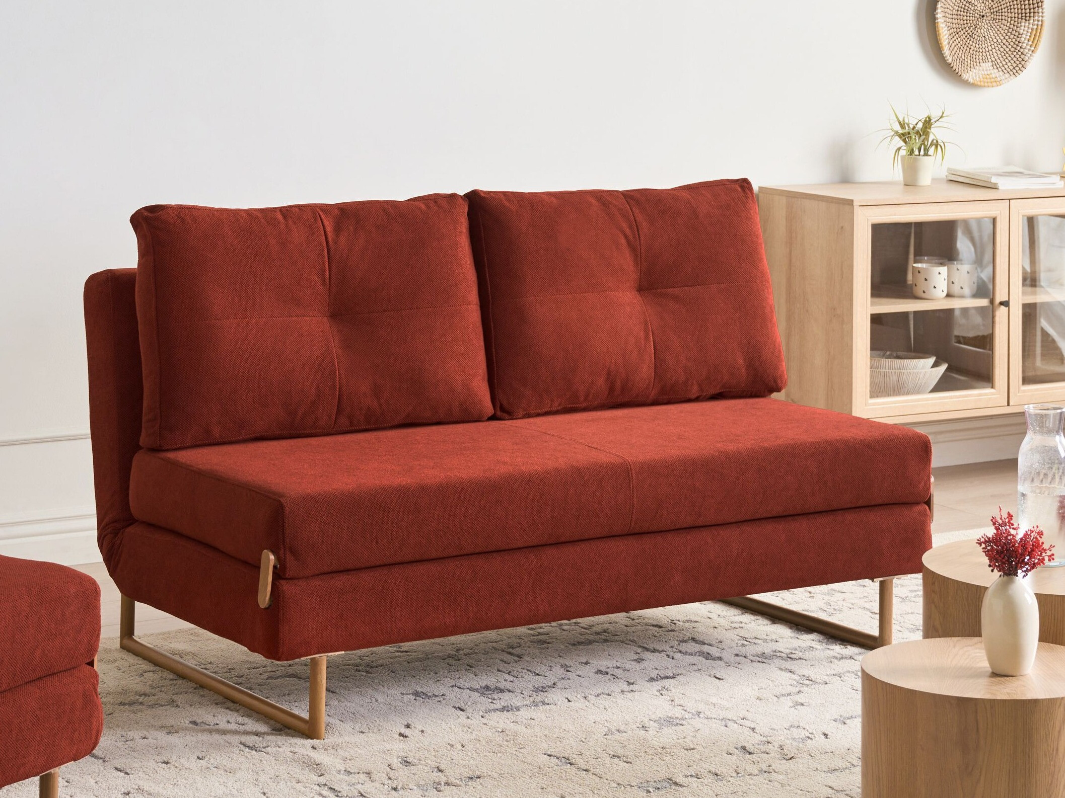 Sofa lova Berwyn 3405 (Raudona)