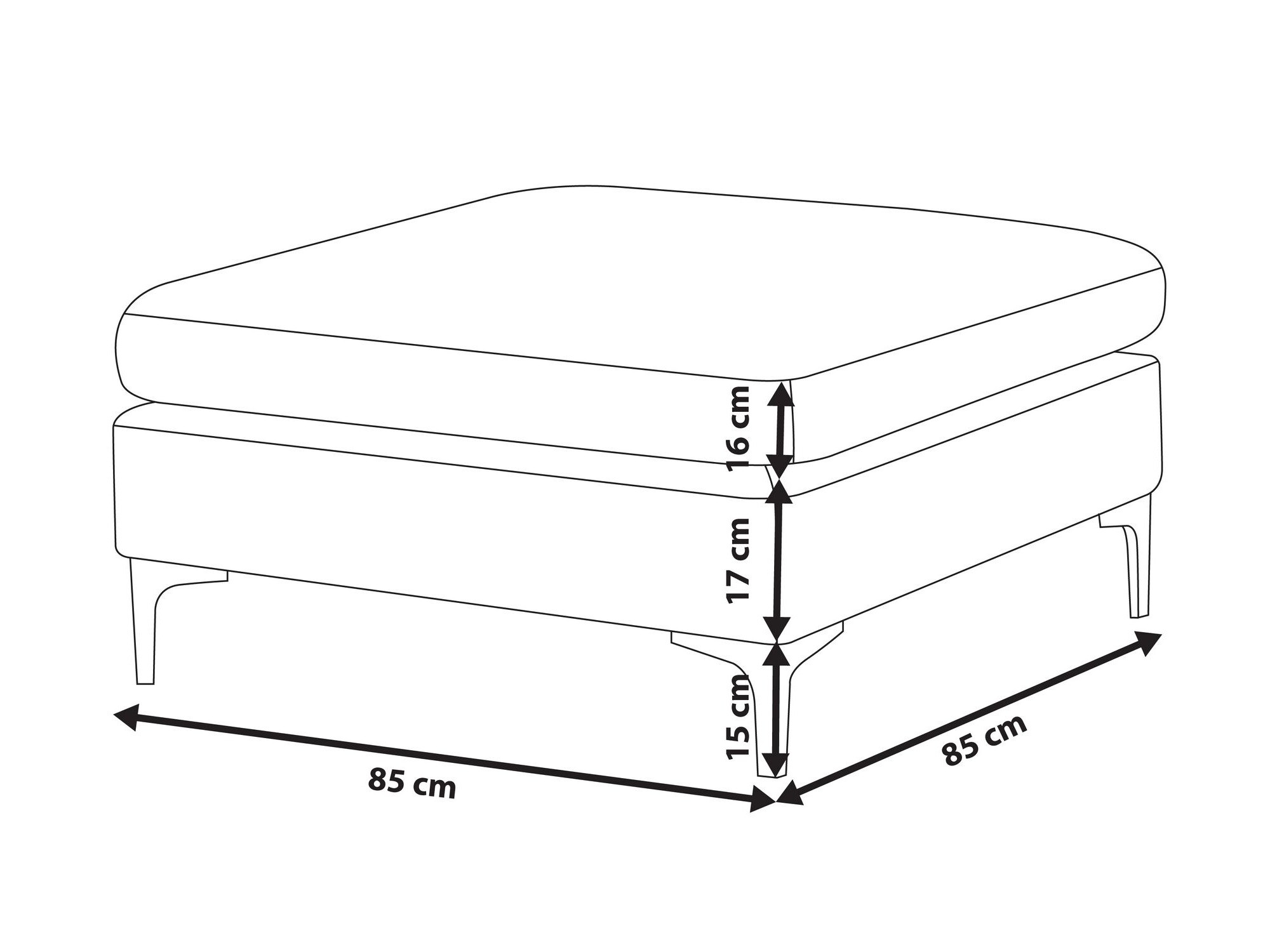 Pufas Dorleve 101 (Pilka)