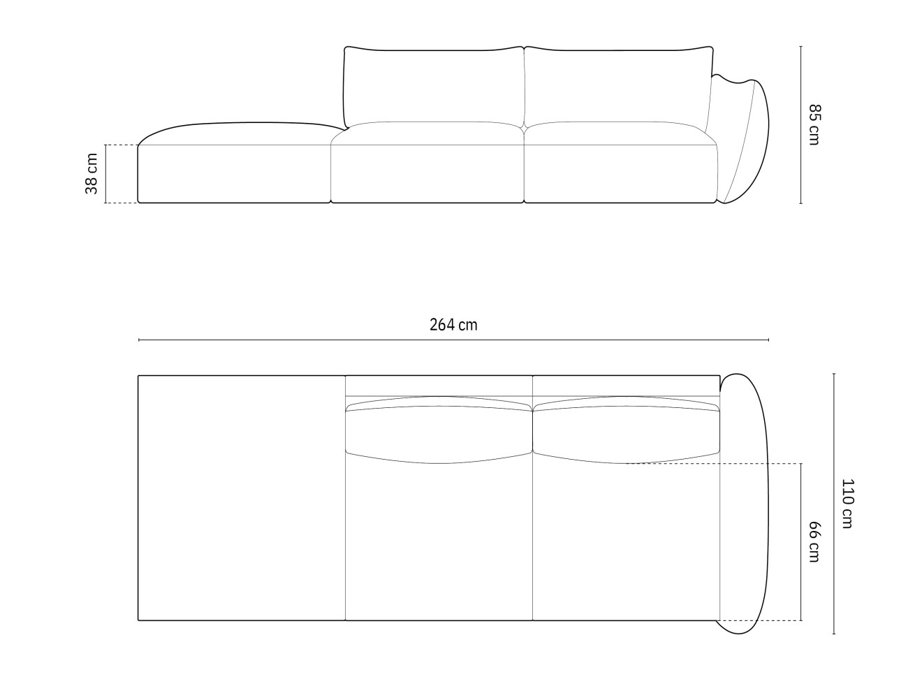 Sofa Soevara 110 (Salvador 10)