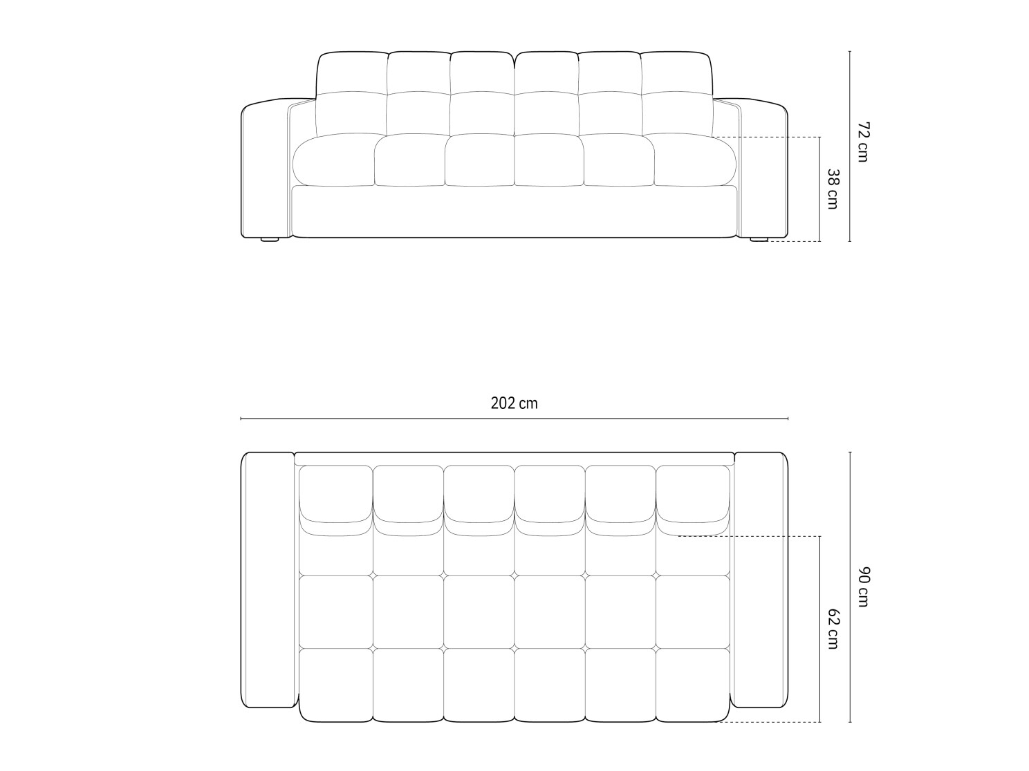 Sofa Vesmele 101 (Bluvel 86)
