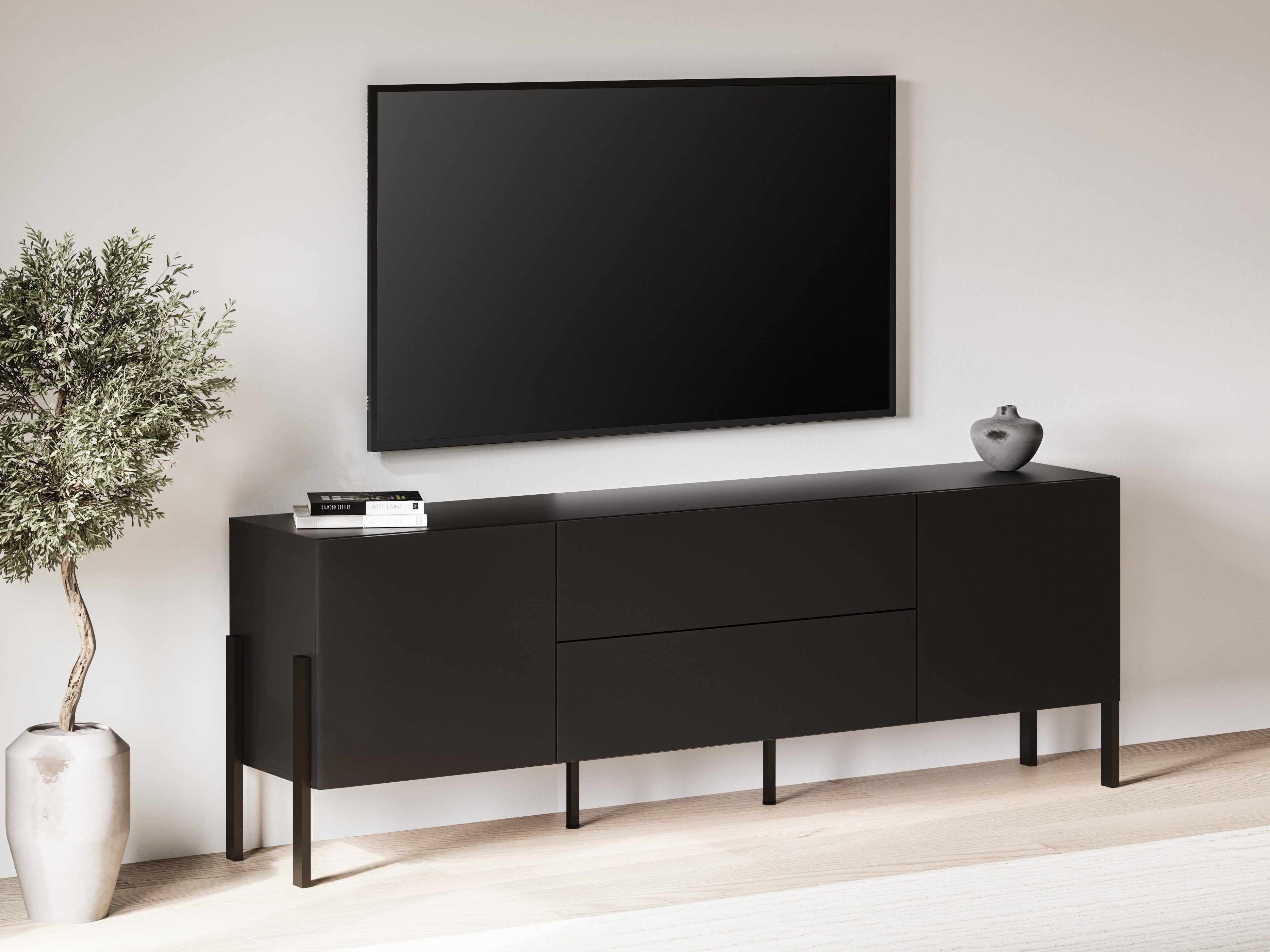 TV staliukas Etsore 102 (Juoda)