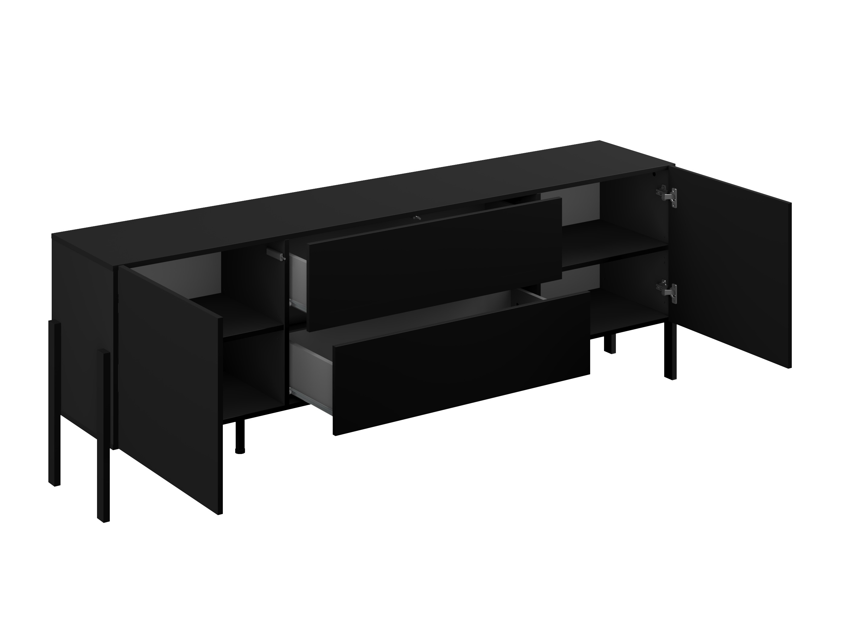 TV staliukas Etsore 102 (Juoda)