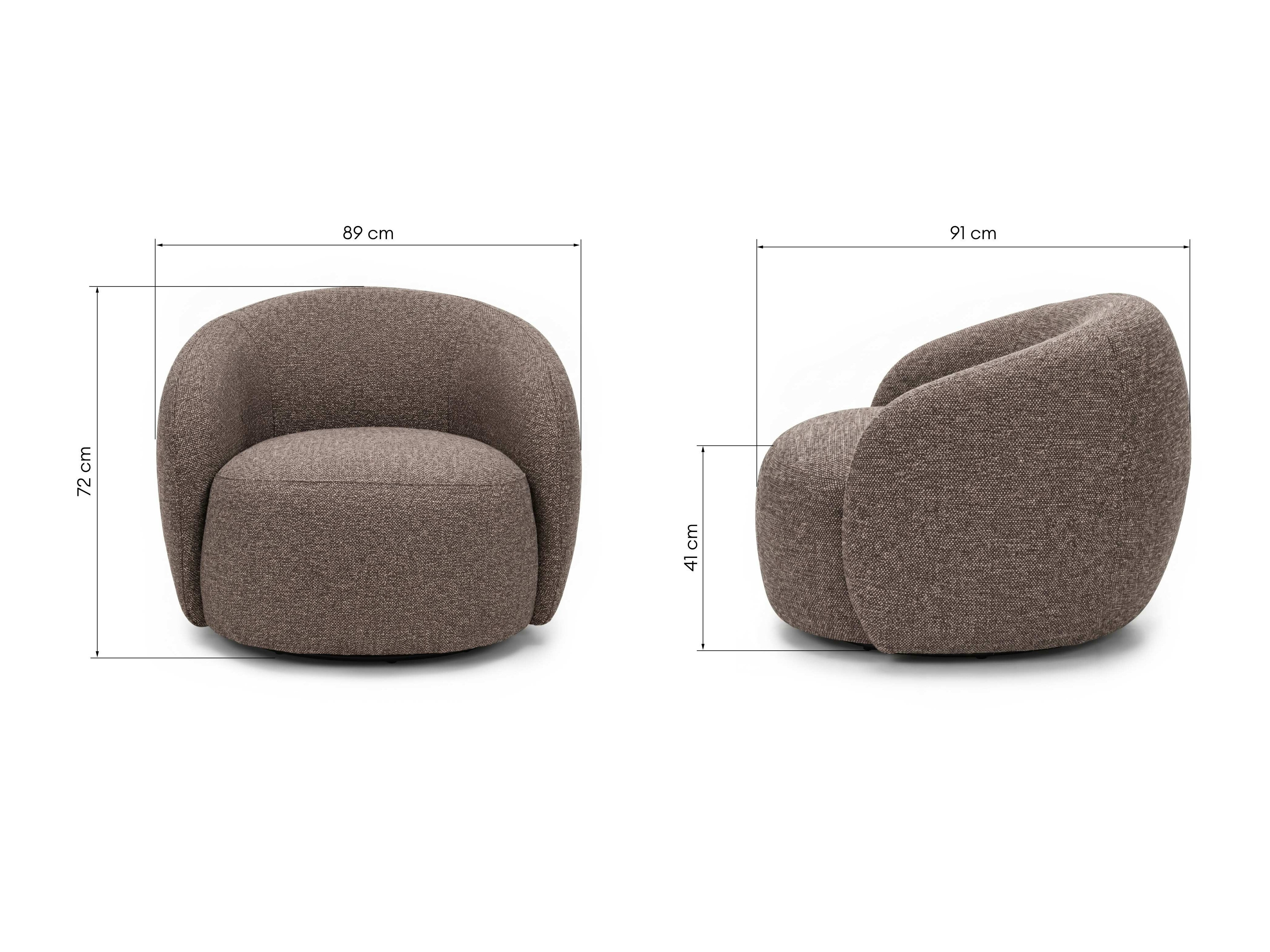 Fotelis Burleson 810 (Ruda)