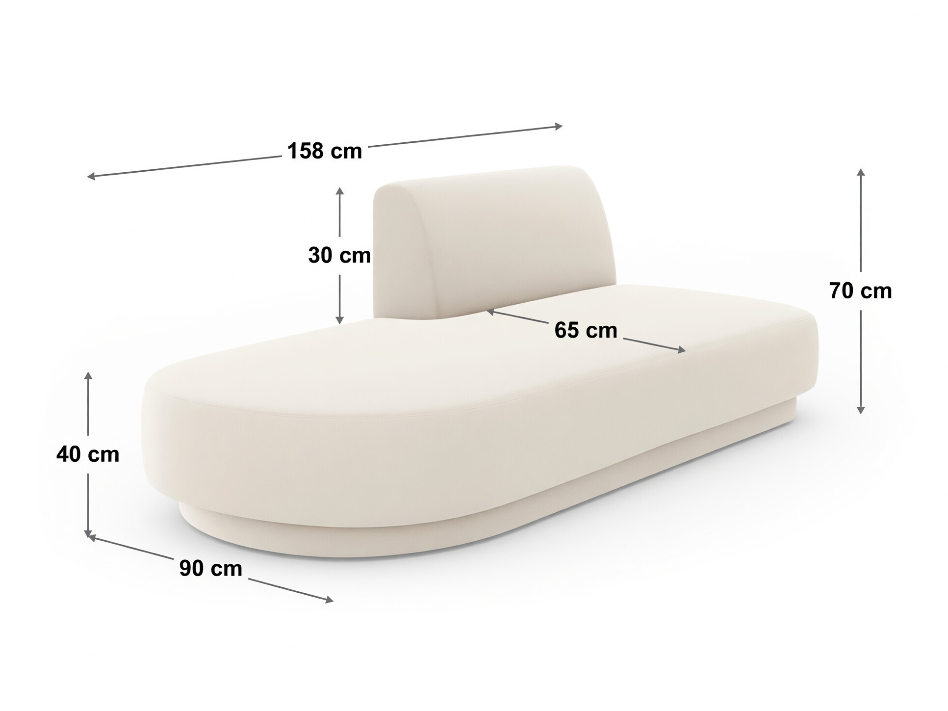 Modulinė sėdimoji dalis Tivlomi 115 (Bluvel 78)