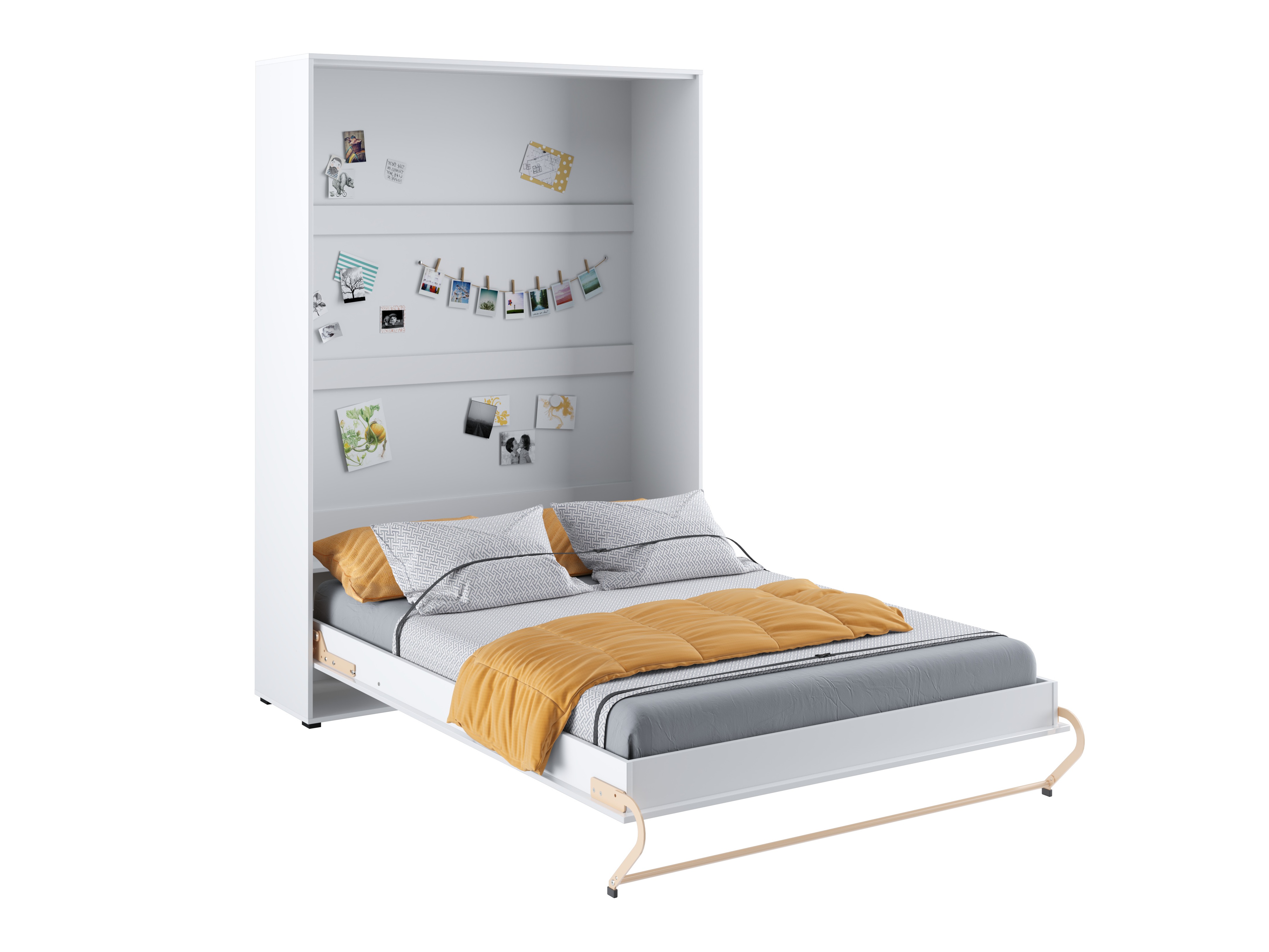 Lova-spinta Concept Pro Lenart III (Balta + Blizgi balta)