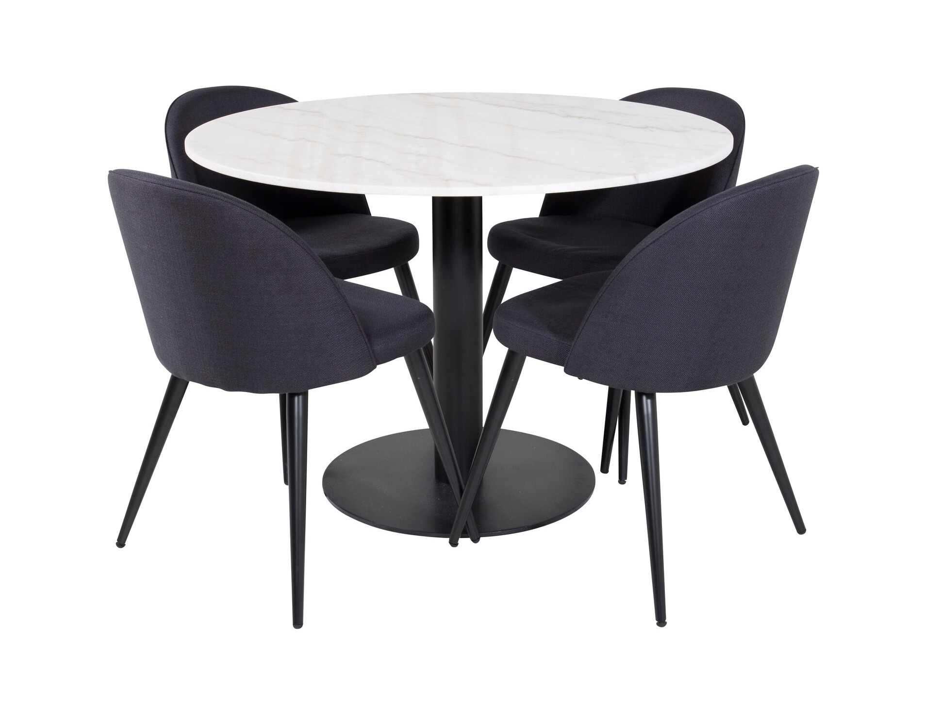 Valgomojo komplektas Dallas 2572 (Juoda)