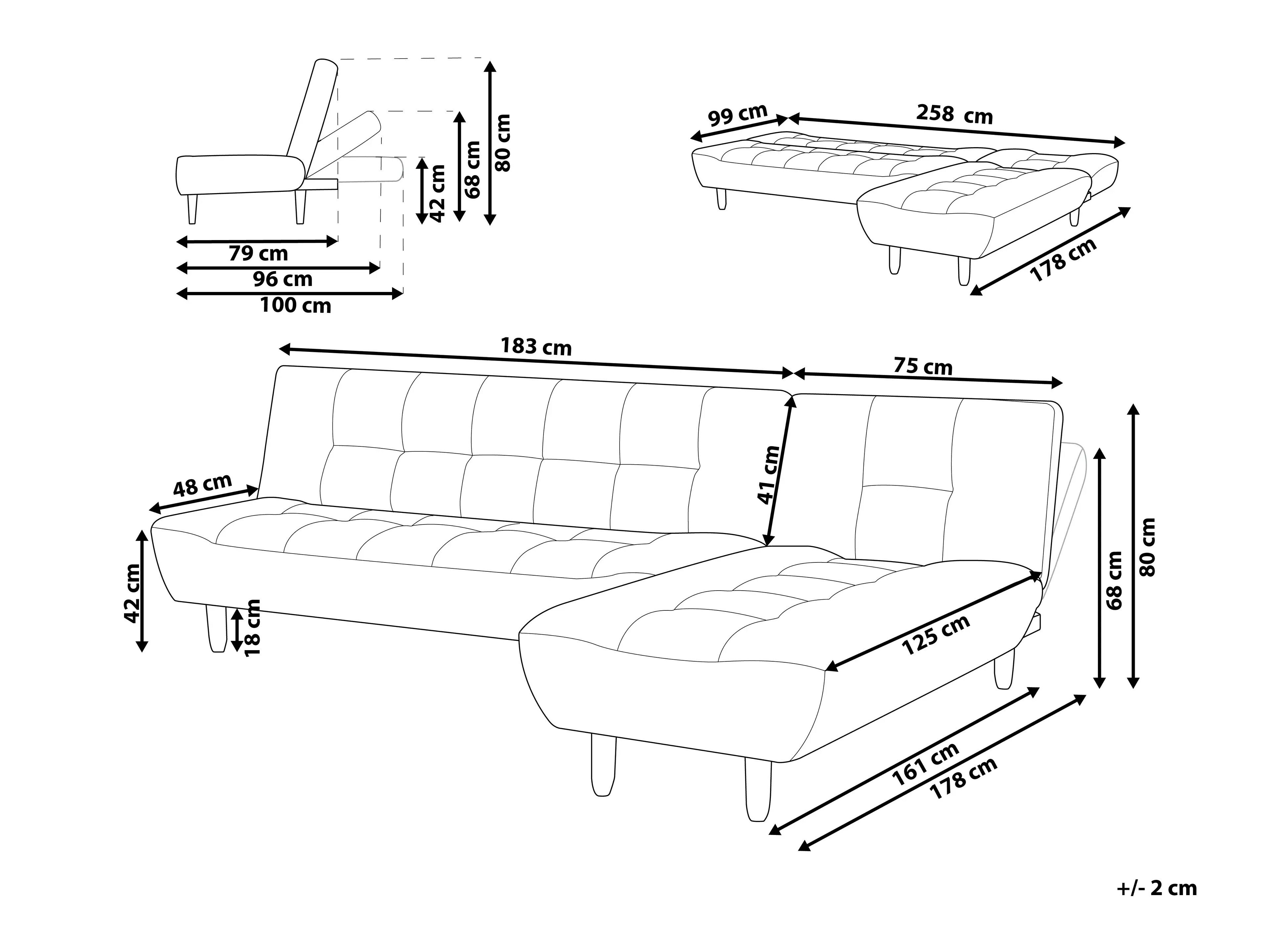 Minkštas kampas Berwyn 1650 (Dusty žalia)