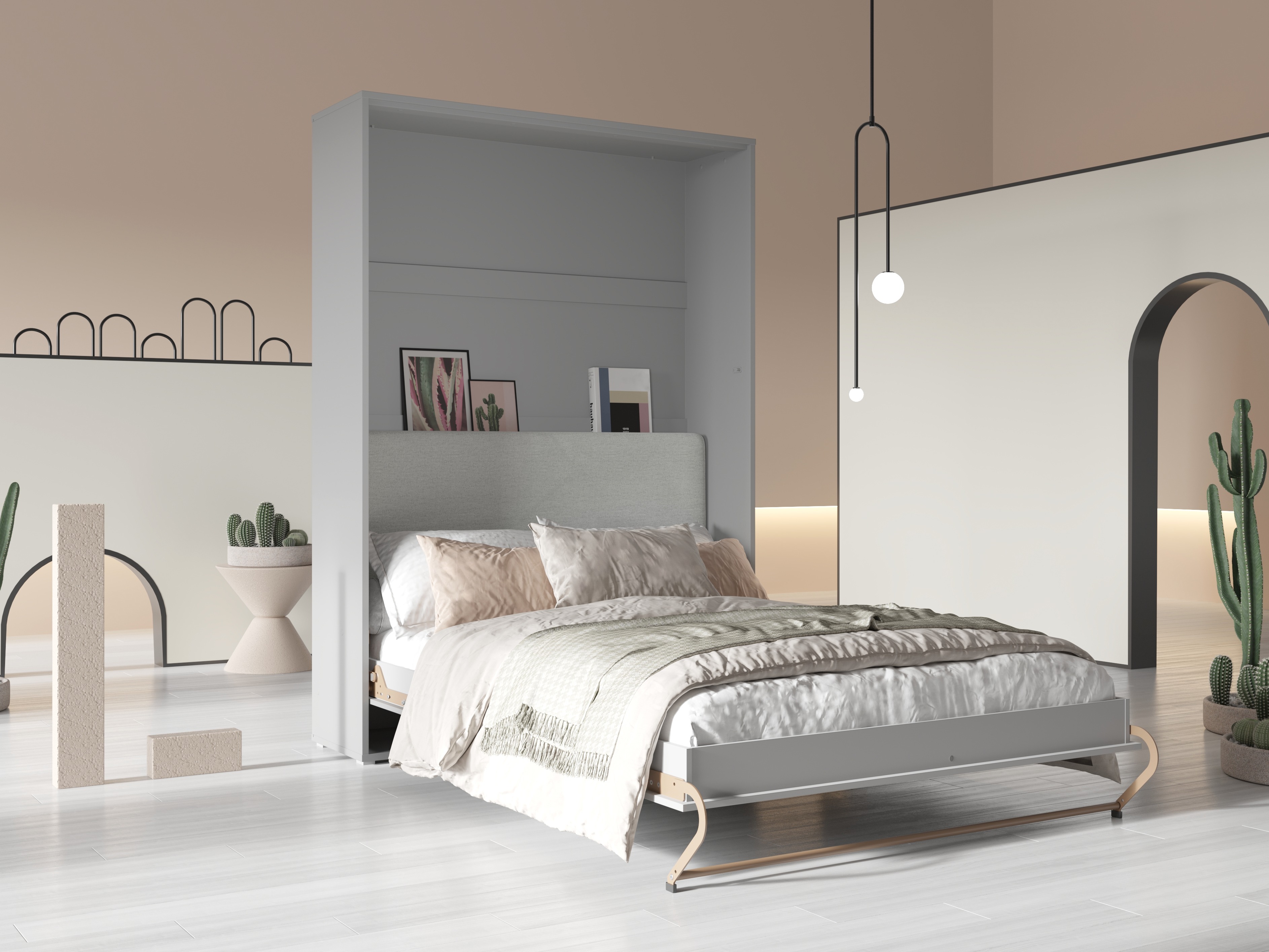 Lova-spinta Concept Pro Lenart VI (Pilka)