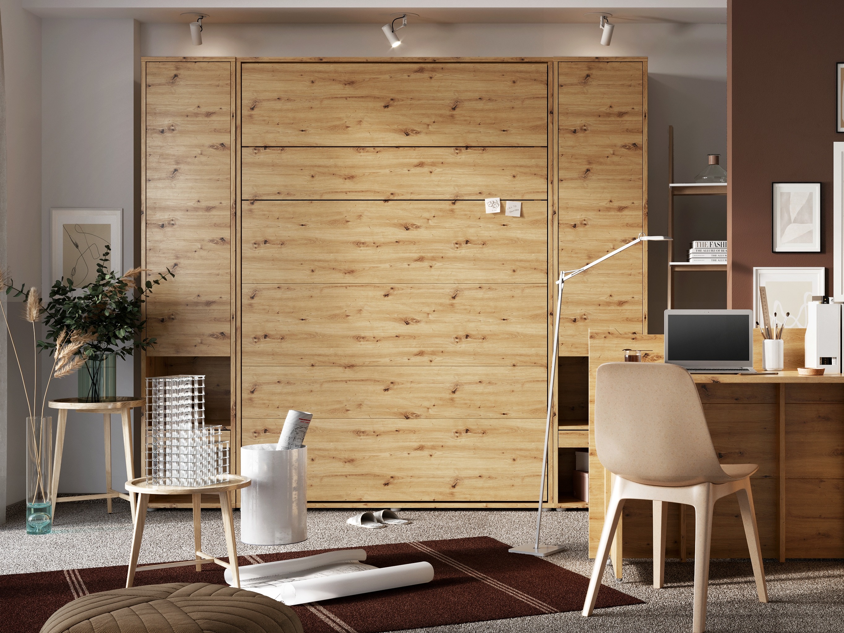 Lova-spinta Concept Lenart (Artisan ąžuolas)