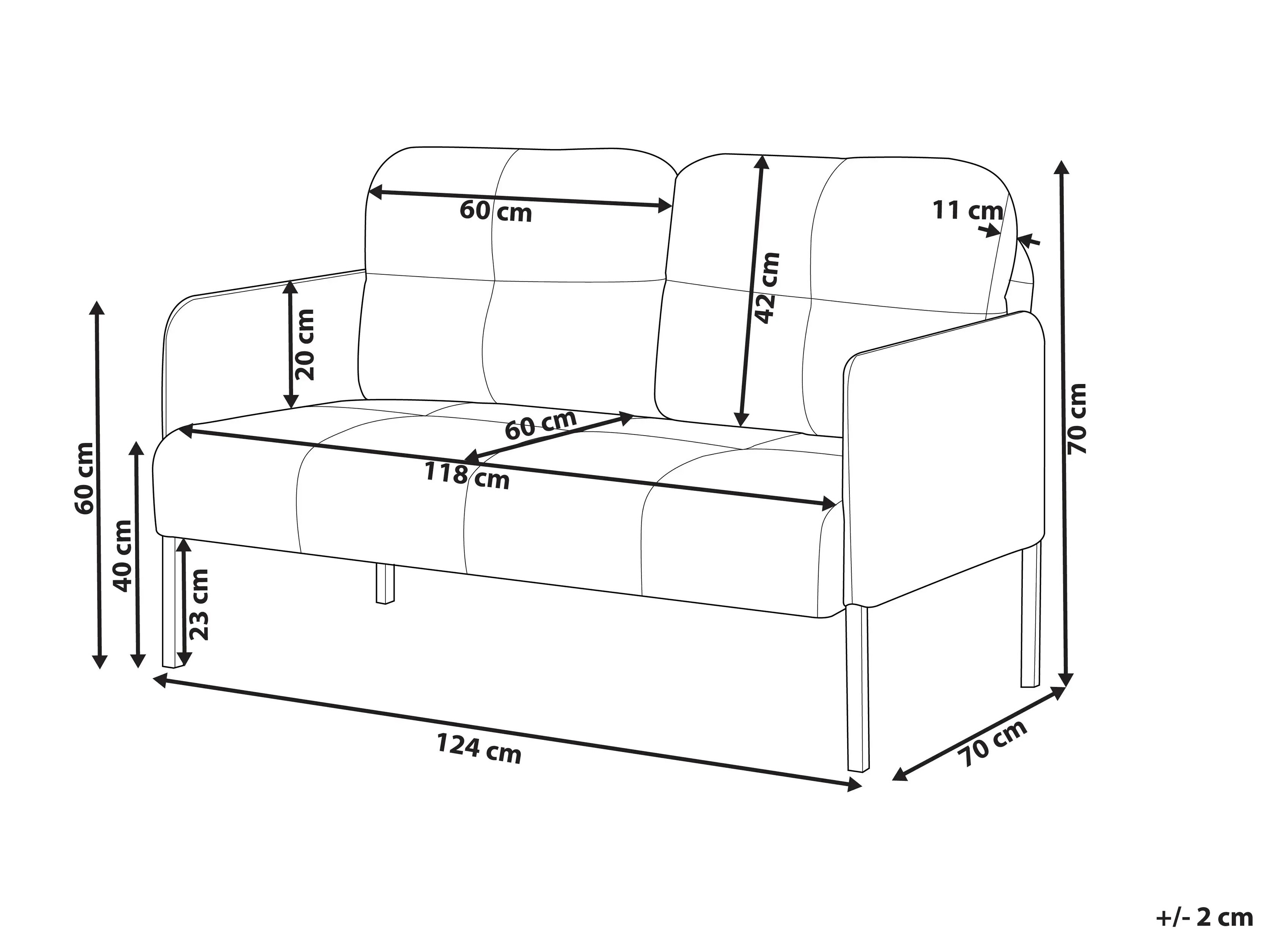 Sofa Berwyn 3447 (Šviesi smėlinė)